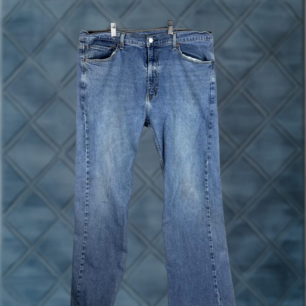 Levi's Levi's 505 Jeans Mens 40x32 Blue Denim Straight Regular WaterLess Pocket Zip Fly 5-Pocket Straight Leg Denim Jeans Mens Regular Fit Size US 40 / EU 56 - 1 Thumbnail