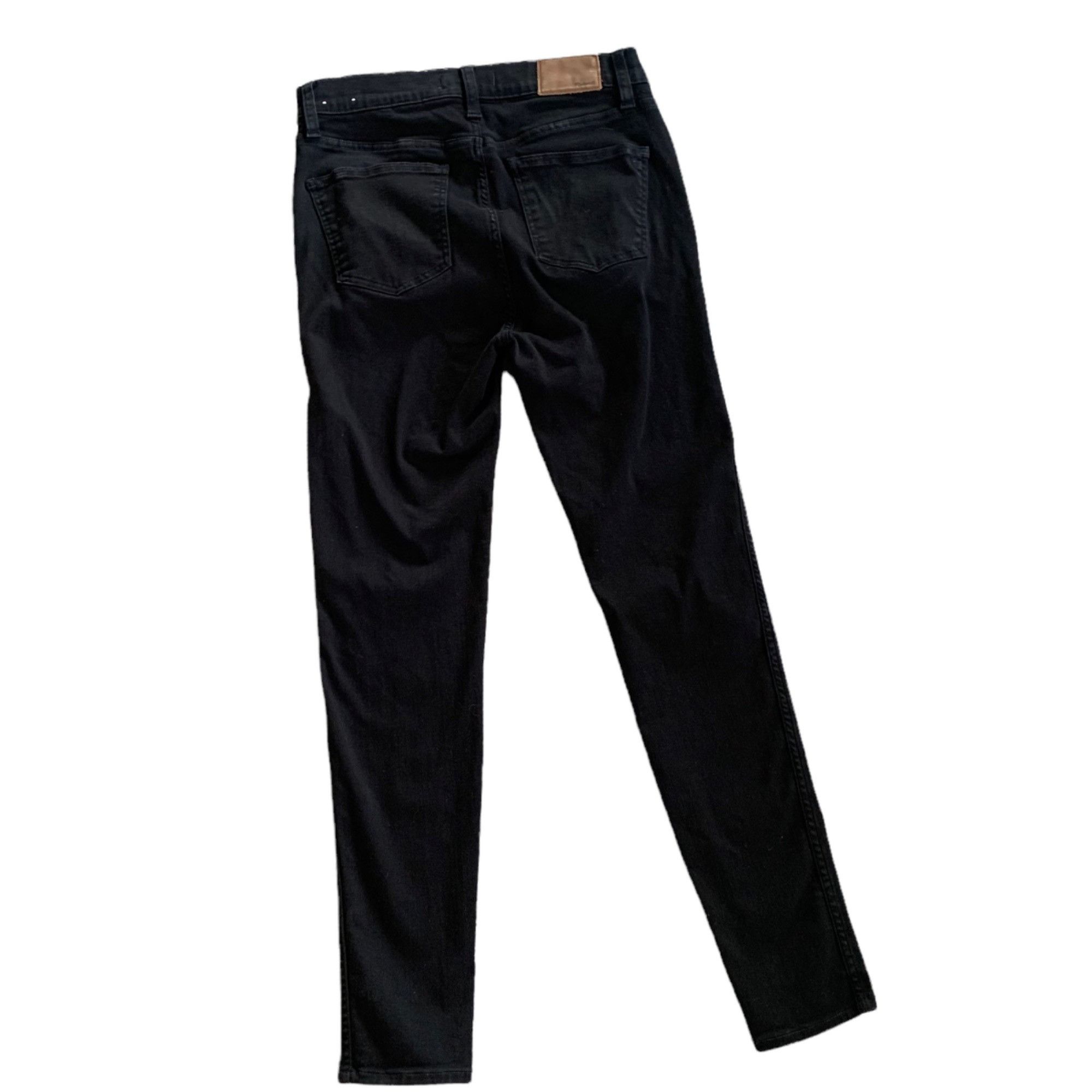 Madewell Madewell Black Denim High Rise Skinny Jeans 29 Size 29" - 4 Thumbnail