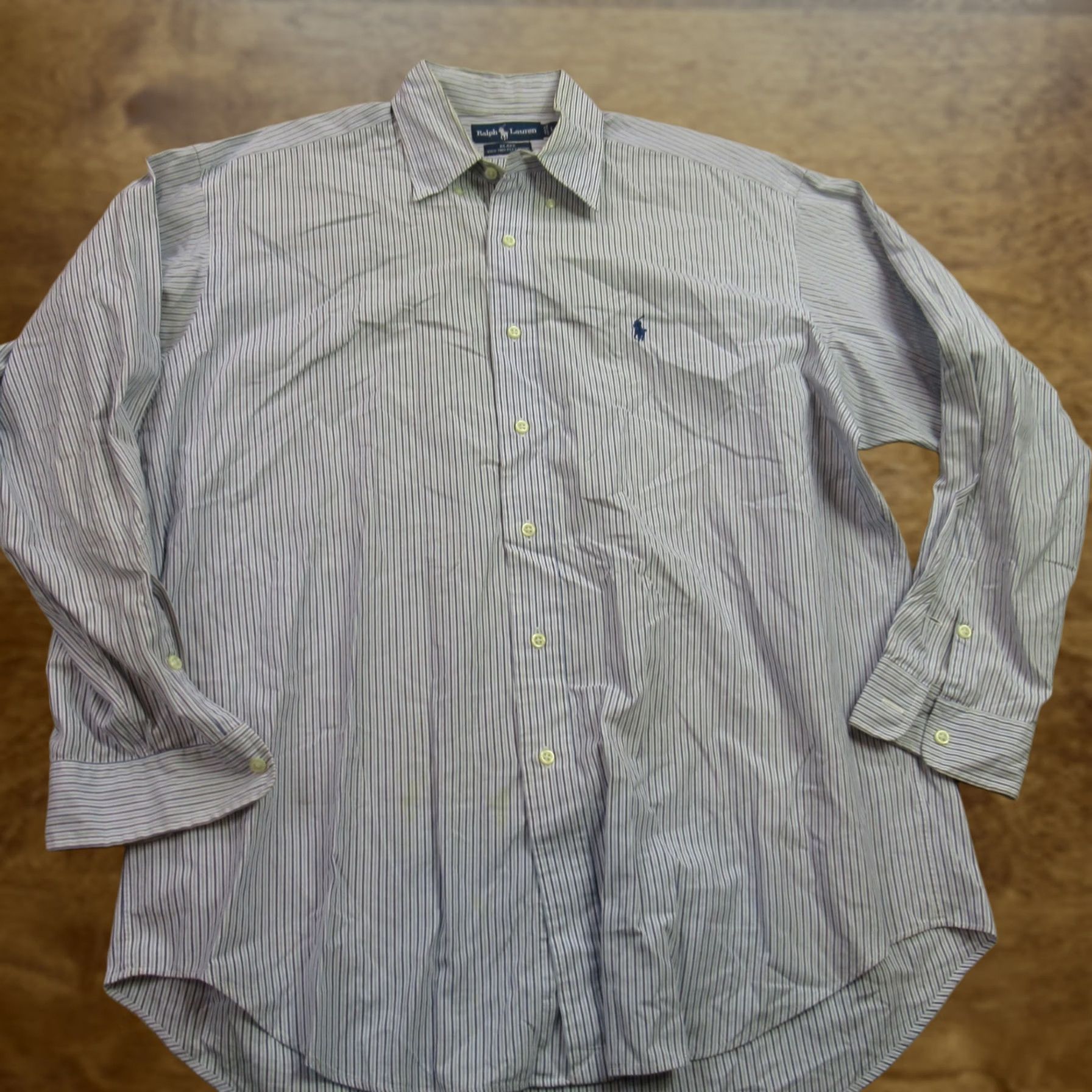 Polo Ralph Lauren Ralph Lauren Shirt Mens Large Long Sleeve Button Front Blake Stripes Casual Size US L / EU 52-54 / 3 - 1 Thumbnail
