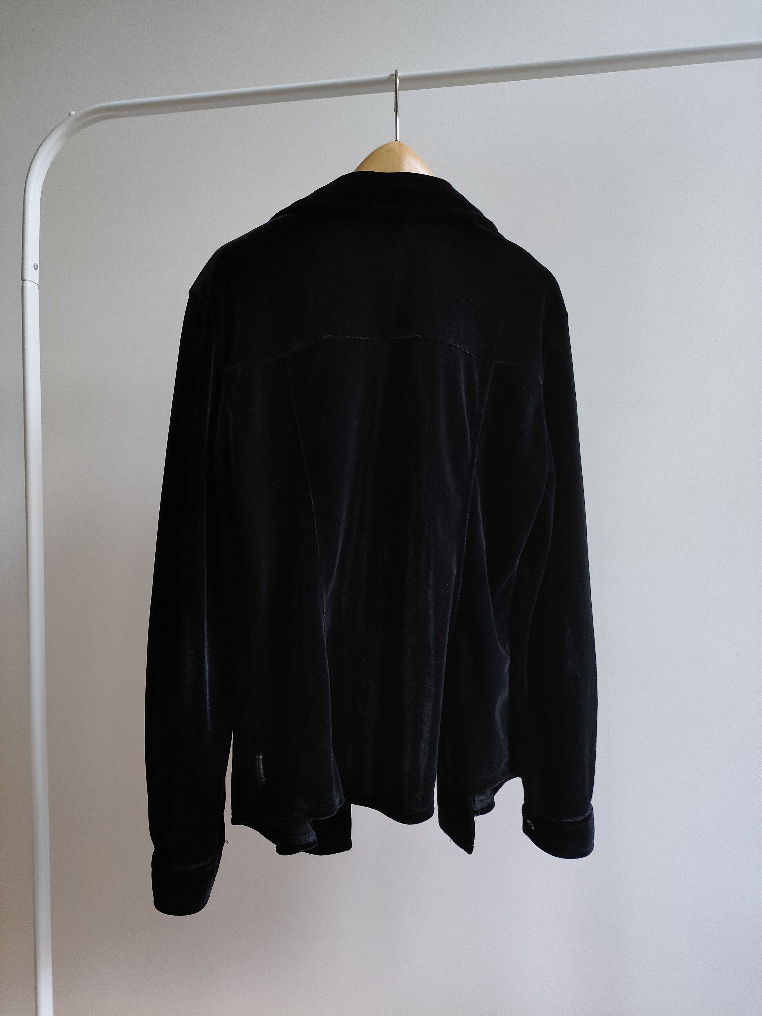 90s Vintage Armani Velour Shirt