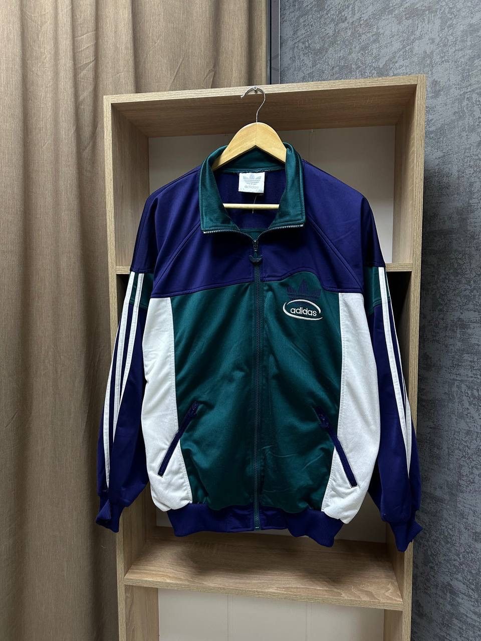 Adidas × Vintage Vintage Adidas Sportswear Big Logo Zip Hoodie Size US M / EU 48-50 / 2 - 4 Thumbnail