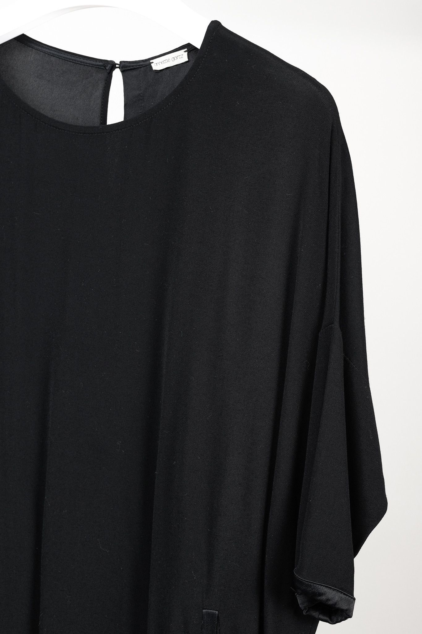 Annette Gortz Annette Gortz 2018 Sofia Black Shift Dress Size S / US 4 / IT 40 - 5 Thumbnail