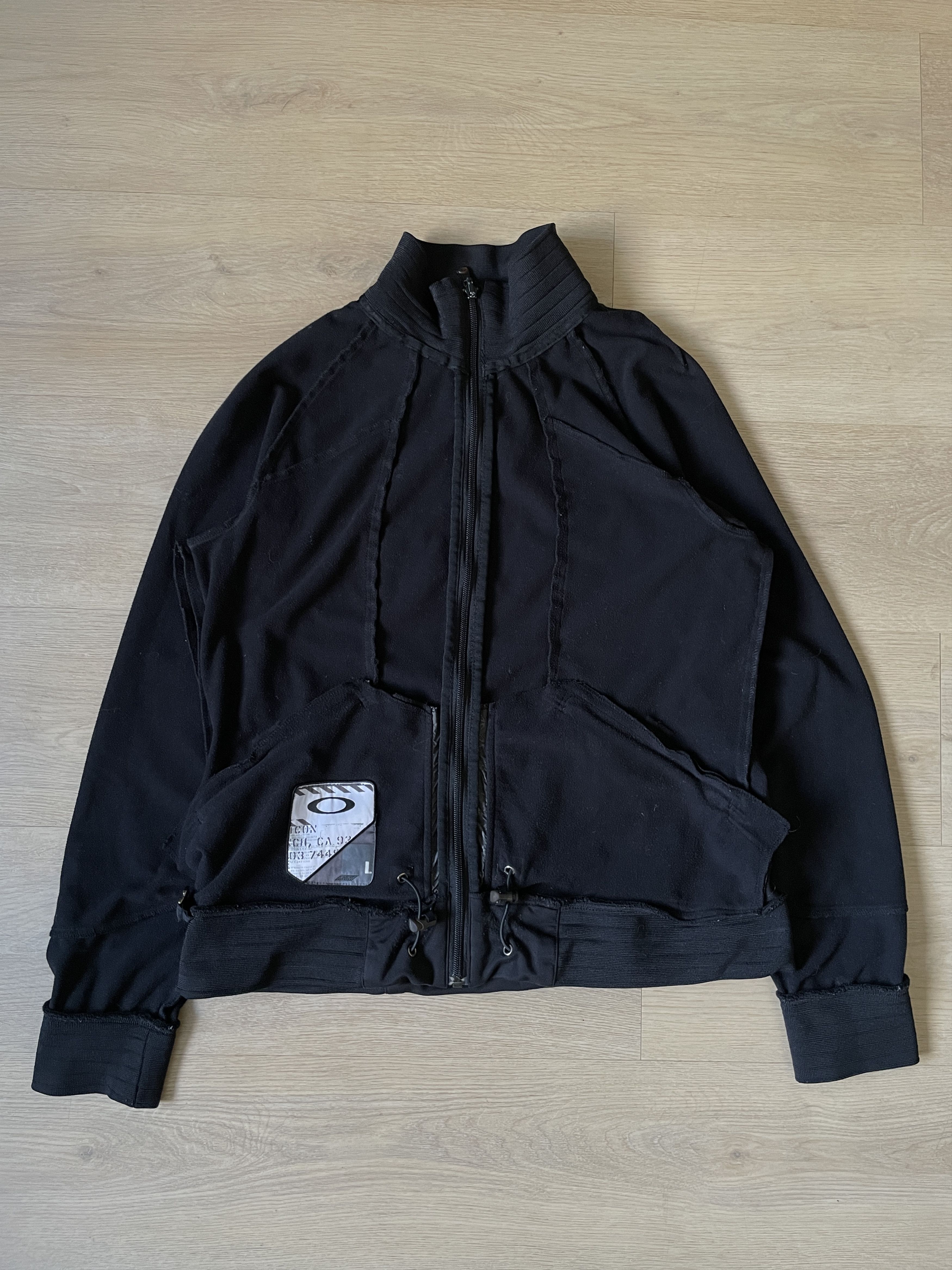 Oakley 2000s Oakley Zip Up Mockneck Sweatshirt Size US L / EU 52-54 / 3 - 8 Thumbnail