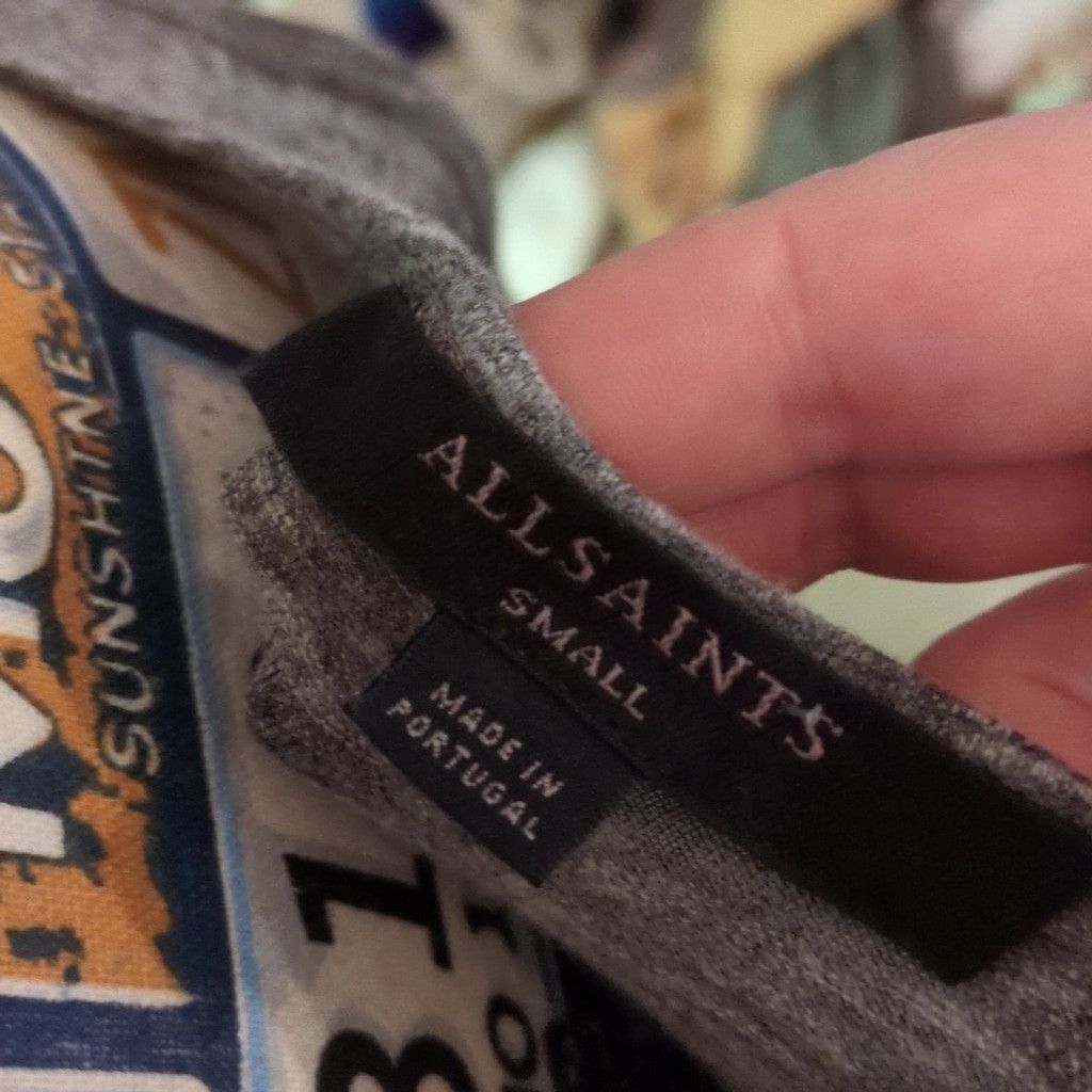 Allsaints AllSaints Ella Flame Assymetrical Gray Marl Tank Dress Sz. S Size S / US 4 / IT 40 - 5 Thumbnail