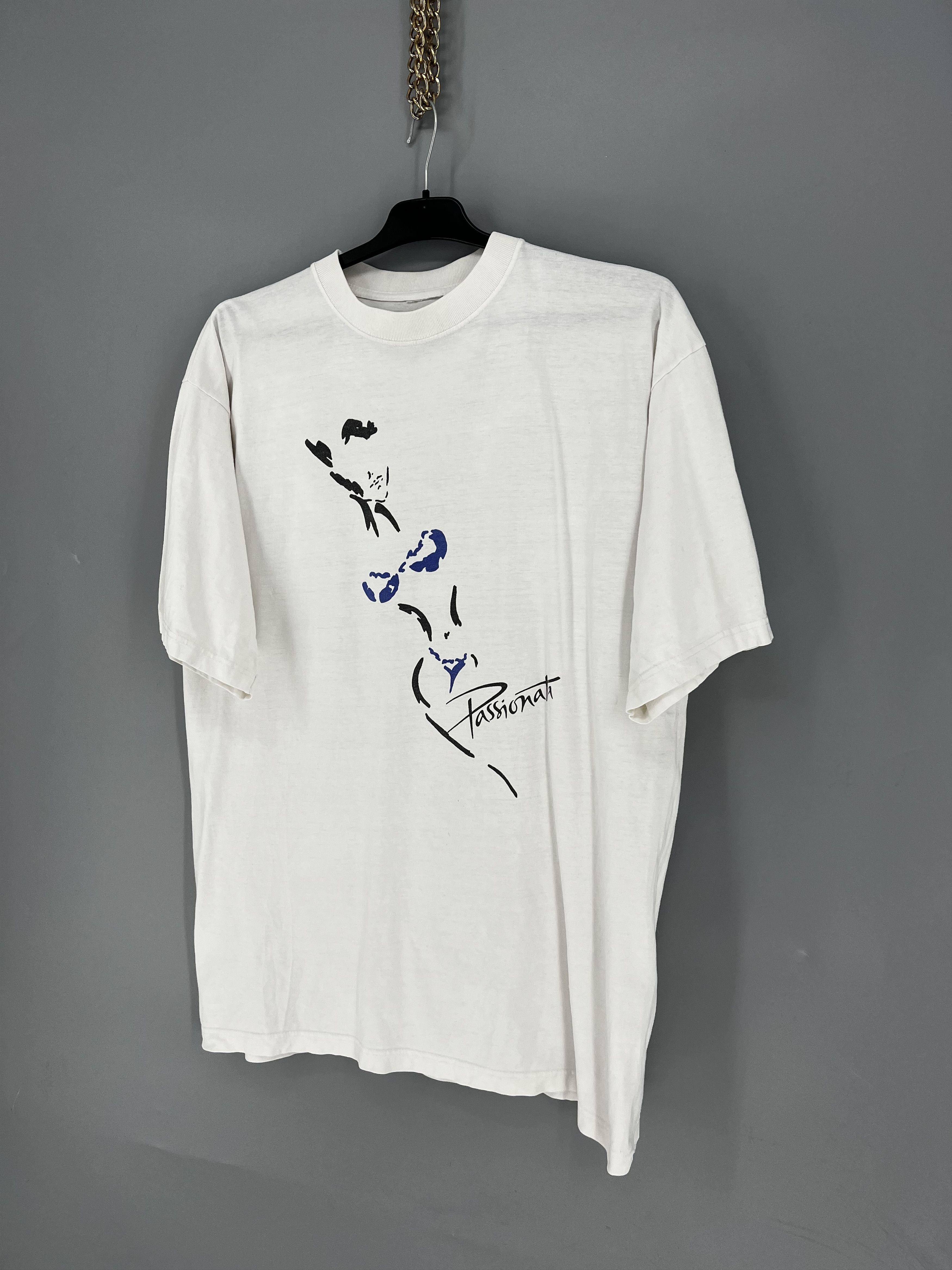Band Tees Vintage Passionata Graphic Tee White Double Stitch T-Shirt Size US XL / EU 56 / 4 - 3 Thumbnail