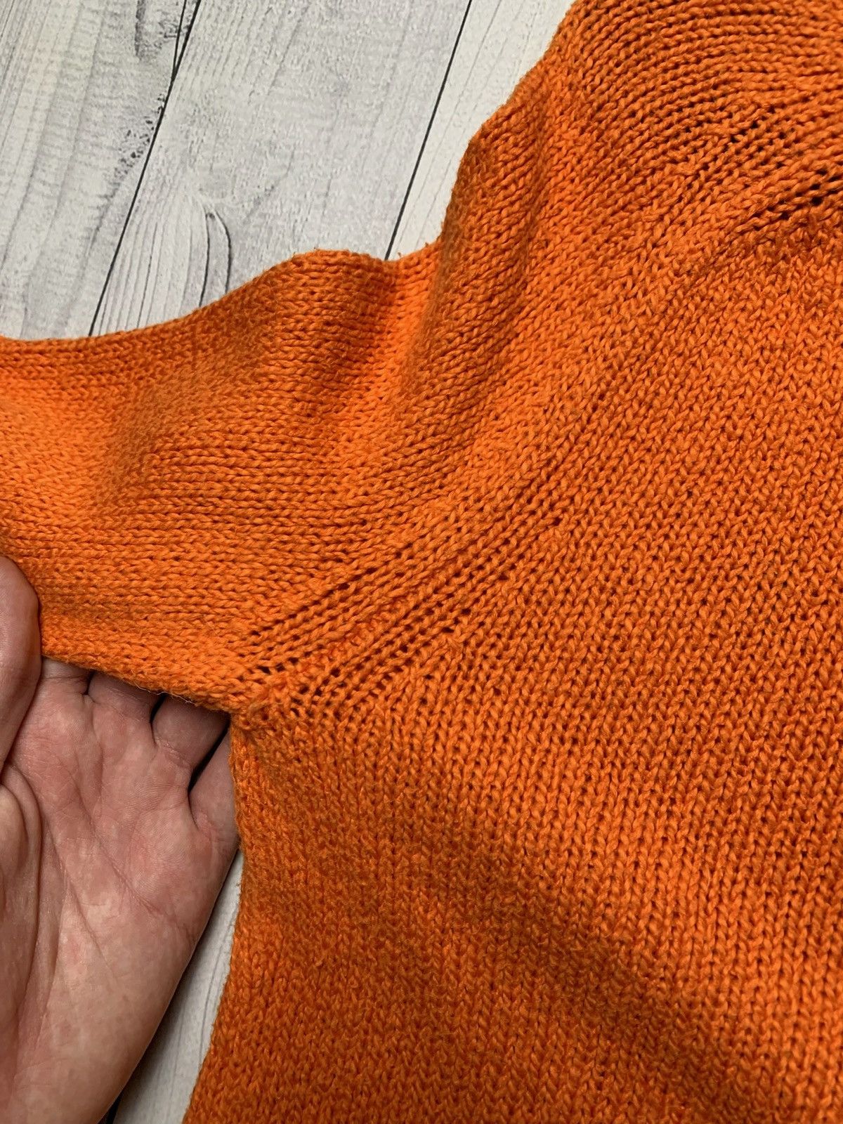 Polo Ralph Lauren × Vintage Vintage polo Ralph Lauren orange sweater Avant-garde Size S Size S / US 4 / IT 40 - 9 Thumbnail