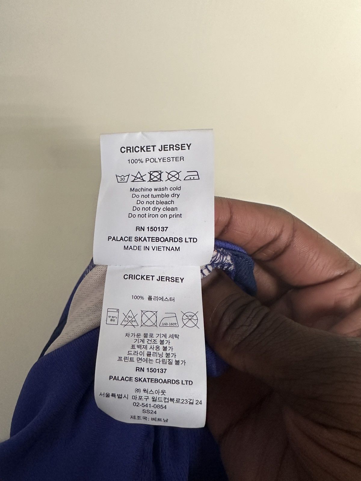 Palace Palace India Cricket Jersey | Grailed