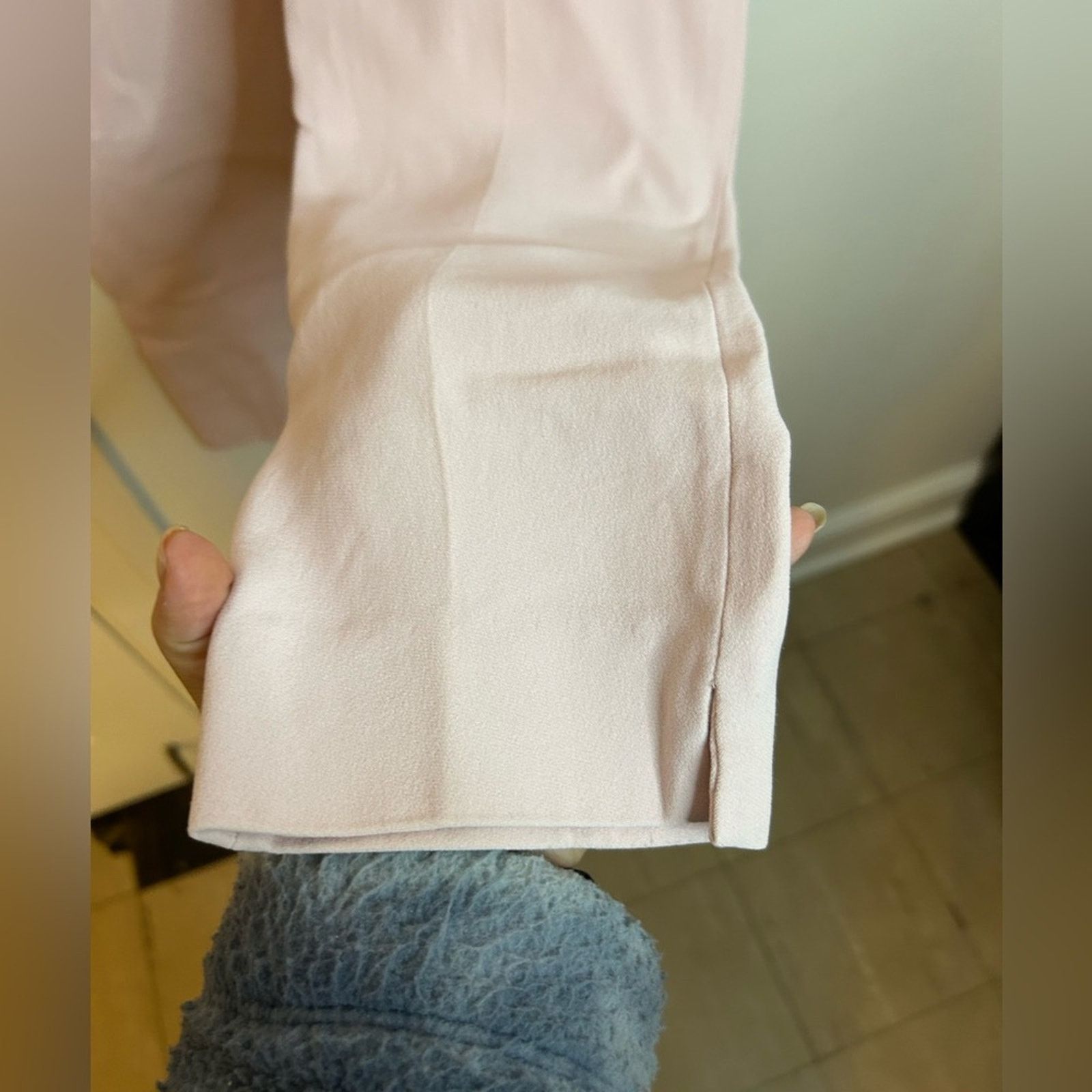Moschino Moschino High Waisted Baby Pink Tapered Ankle Pants Size 32" / US 10 / IT 46 - 5 Thumbnail