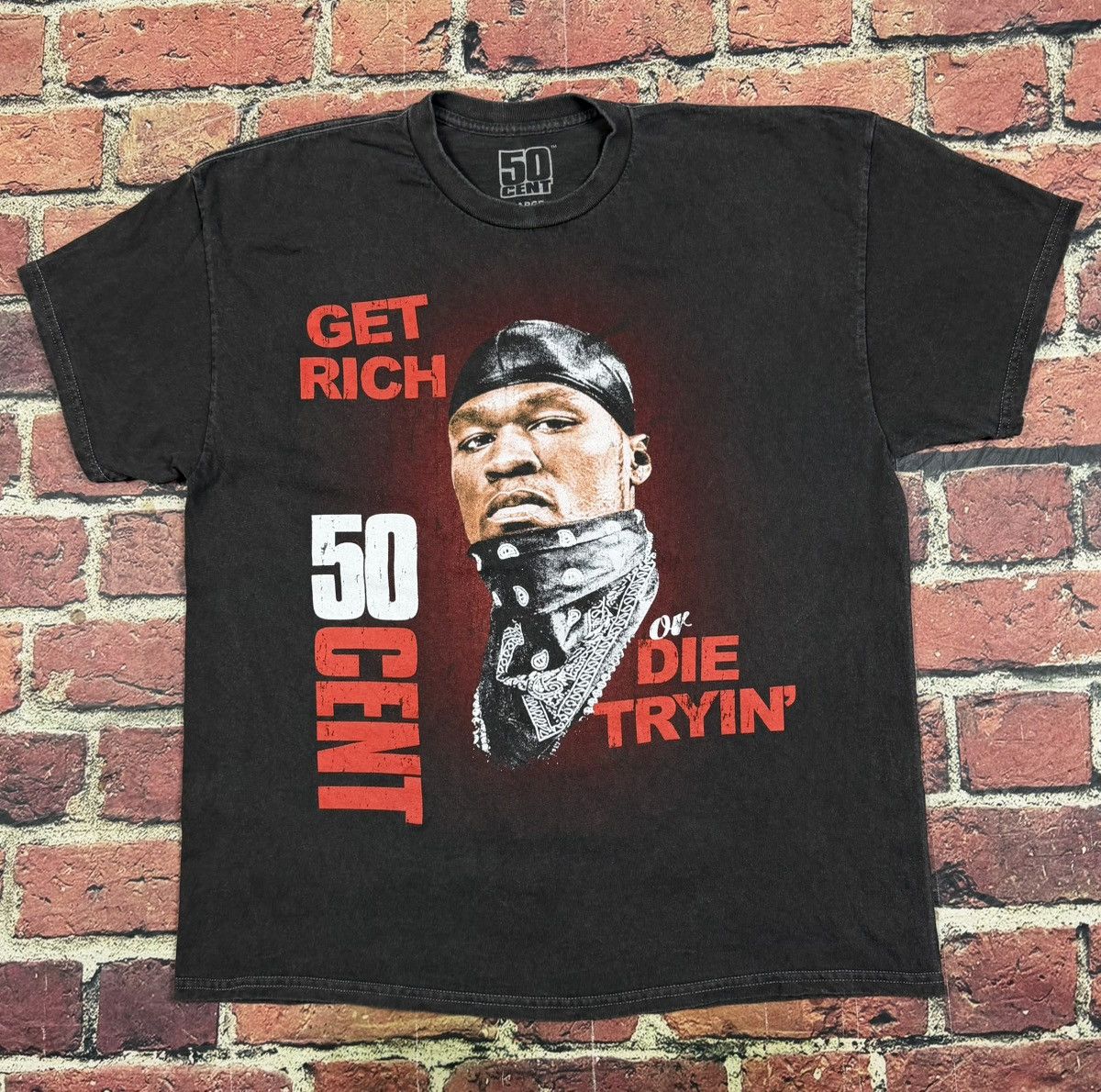 50 Cent 50 Cent Get Rich or Die Tryin’ T-Shirt Double Sided Rap Tee Size US L / EU 52-54 / 3 - 1 Thumbnail