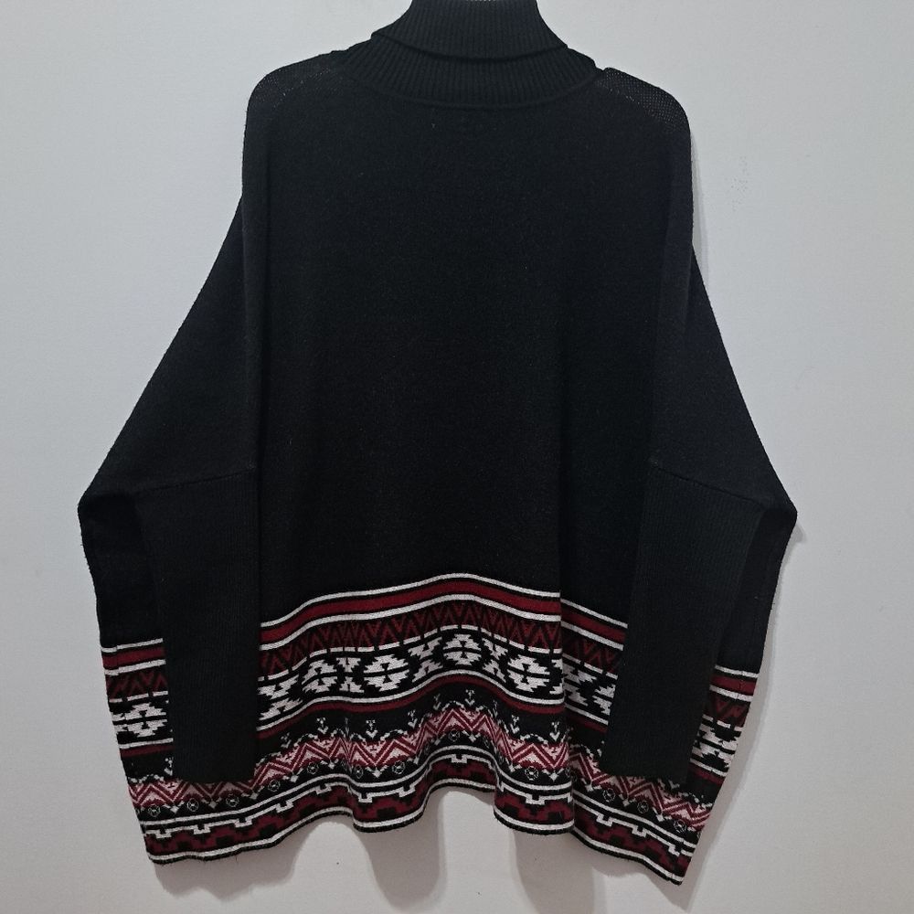 Joseph Joseph A Tribal Jacquard Western Lagenlook Aztec Knitwear Po Size L / US 10 / IT 46 - 13 Thumbnail
