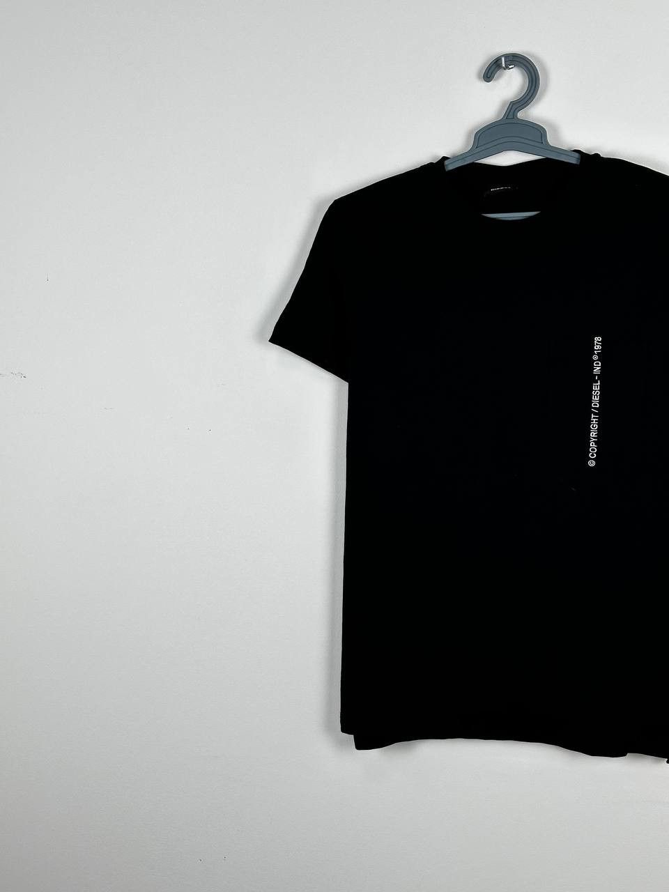 Diesel × Vintage Vintage Y2K Diesel Avant Garde Black T-shirt Size US M / EU 48-50 / 2 - 3 Thumbnail