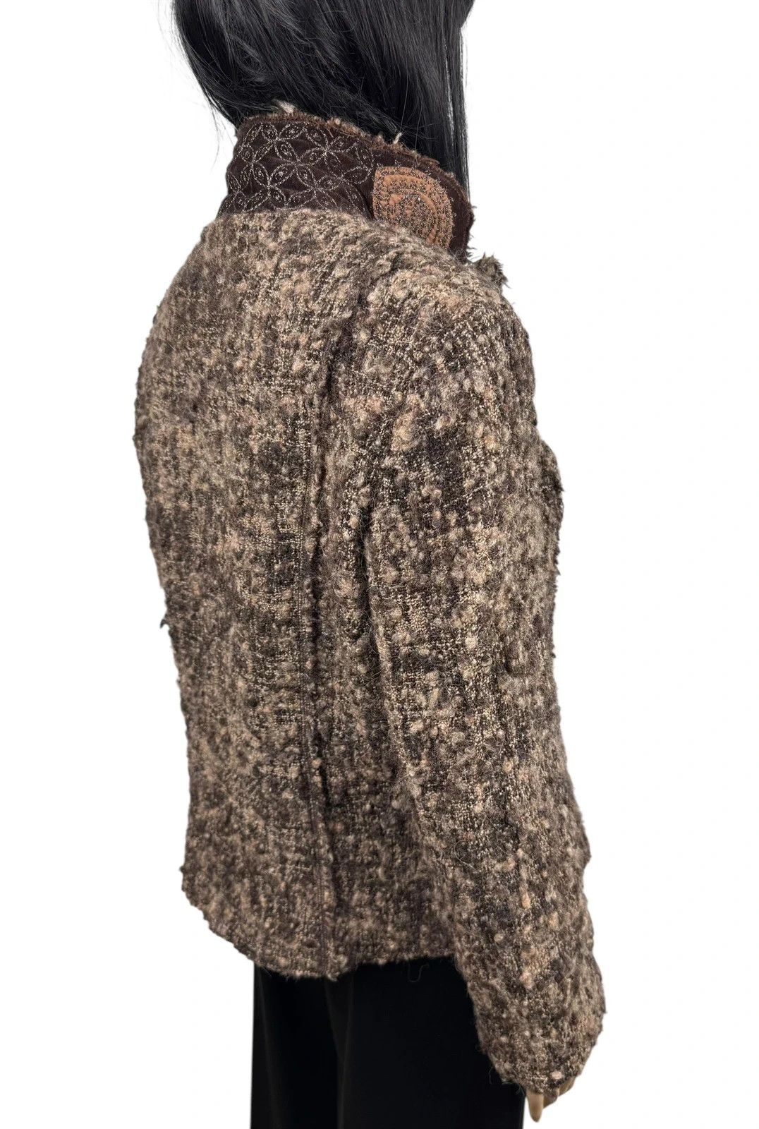 Ermanno Scervino Scervino Street Wool Alpaca Tweed Jacket size I42 US8 Size M / US 6-8 / IT 42-44 - 10 Thumbnail