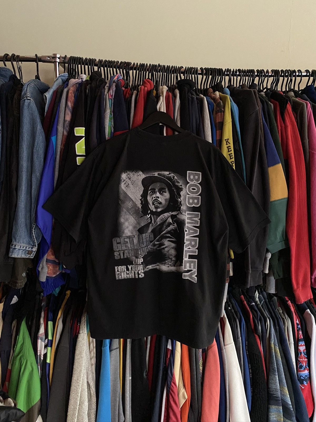 Bob Marley VINTAGE BOB MARLEY BACK PRINT T-SHIRT Size US XL / EU 56 / 4 - 3 Thumbnail