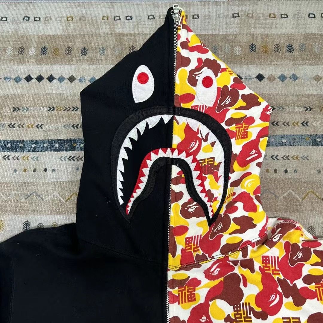 Bape BAPE CAMO SHARK FULL ZIP HOODIE Size US XXL / EU 58 / 5 - 2 Thumbnail