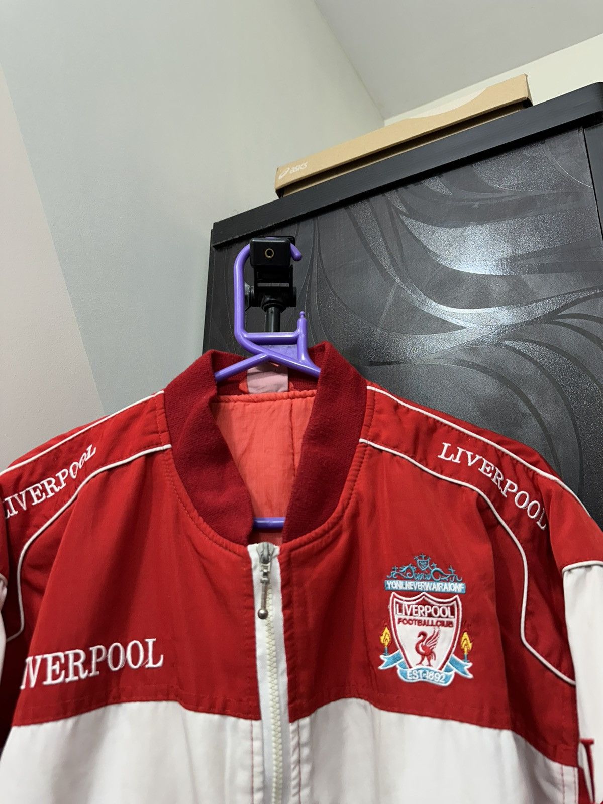 Other Crazy Liverpool Bomber Jacket 🏎️🏁 Size US L / EU 52-54 / 3 - 5 Thumbnail
