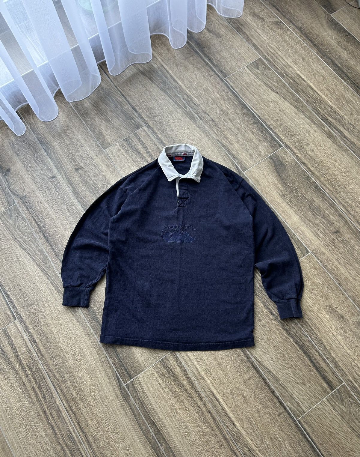 Canterbury of New Zealand × Vintage Vintage Canterbury Big logo 90s jersey Made in England Size US M / EU 48-50 / 2 - 1 Thumbnail