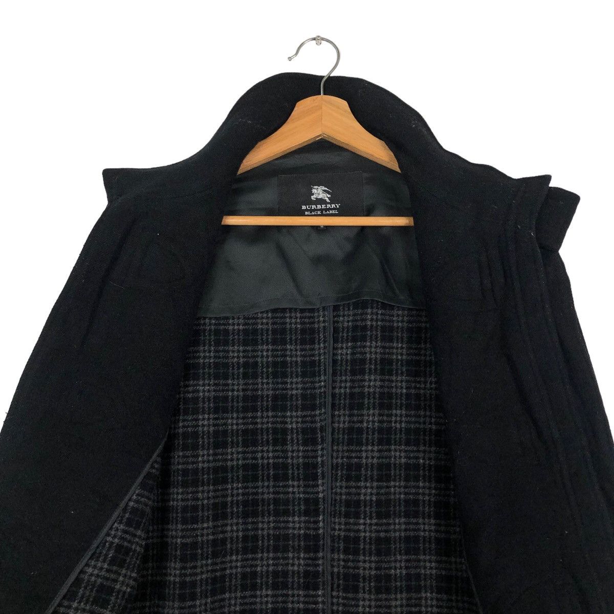 Burberry 🔥Vintage Wool Long Jacket Duffle Burberry Nova Check Size US M / EU 48-50 / 2 - 14 Thumbnail