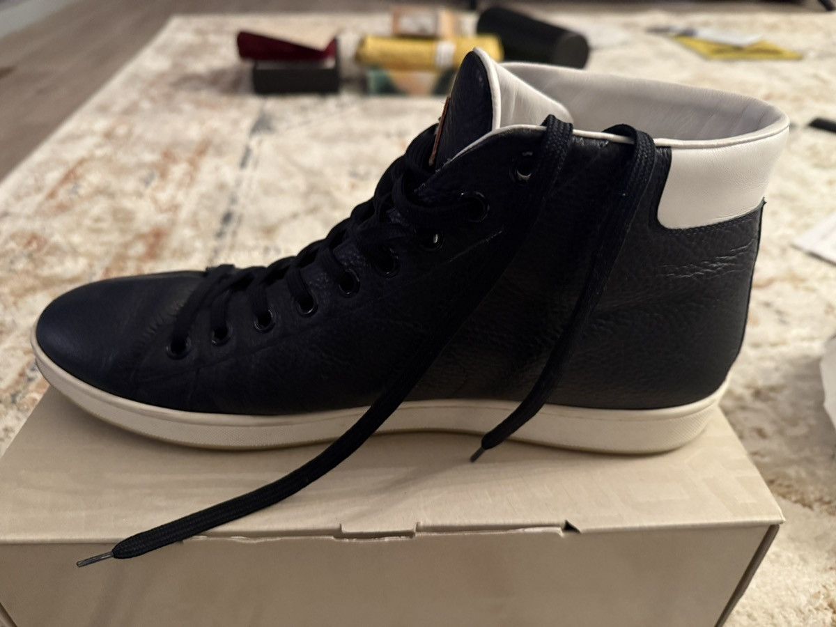 Louis Vuitton Louis Vuitton high top leather sneakers Size US 12 / EU 45 - 6 Thumbnail