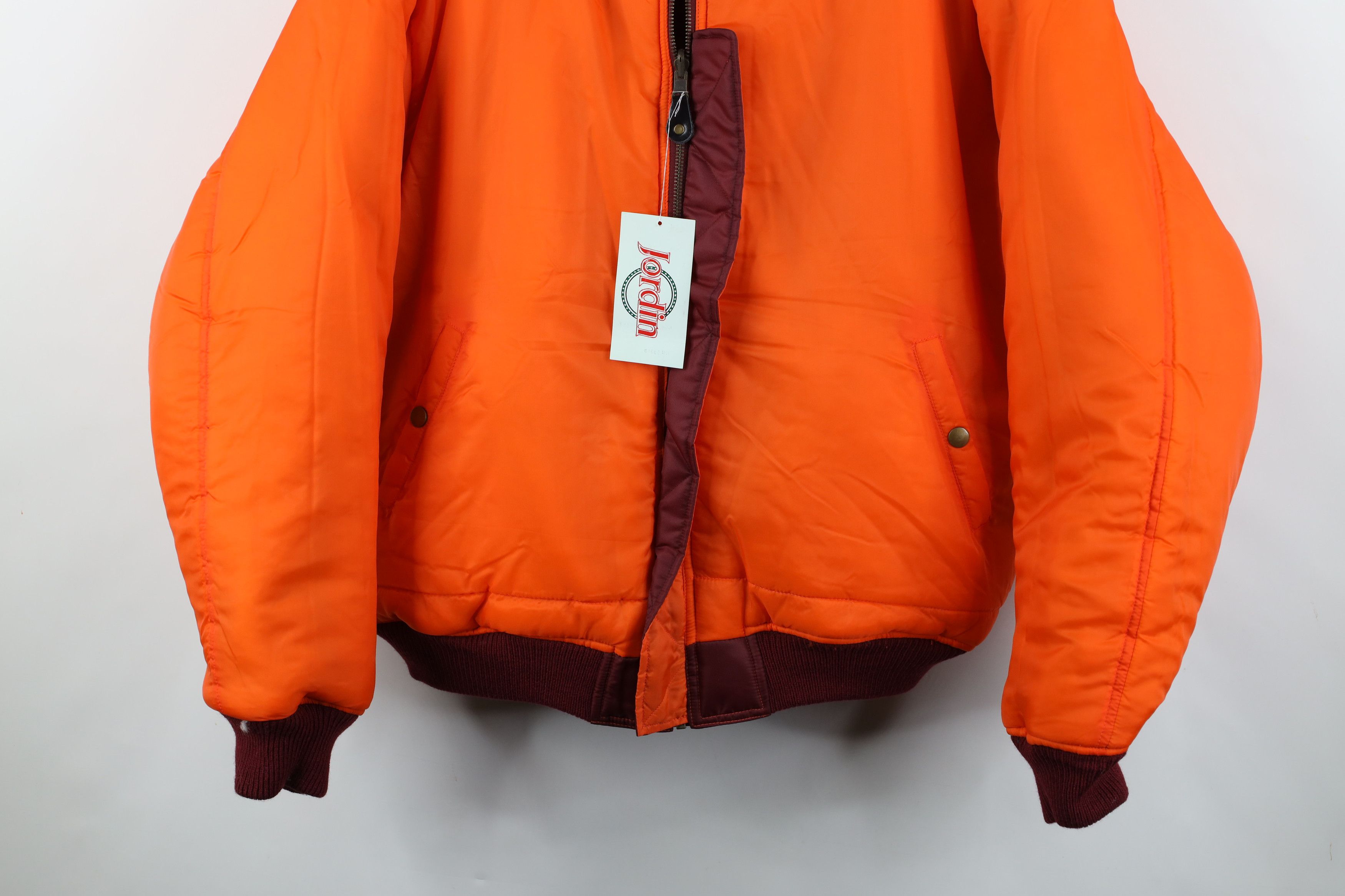 Vintage Deadstock Vintage 90s Streetwear Reversible Bomber Jacket Size US L / EU 52-54 / 3 - 13 Thumbnail
