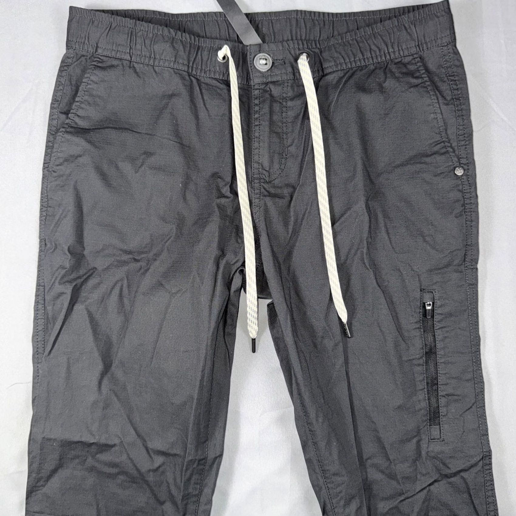 Vuori Vuori Pants Mens M Gray Lightweight Elastic Waist Zip Pocket Hiking Khakis Size US 31 - 4 Thumbnail