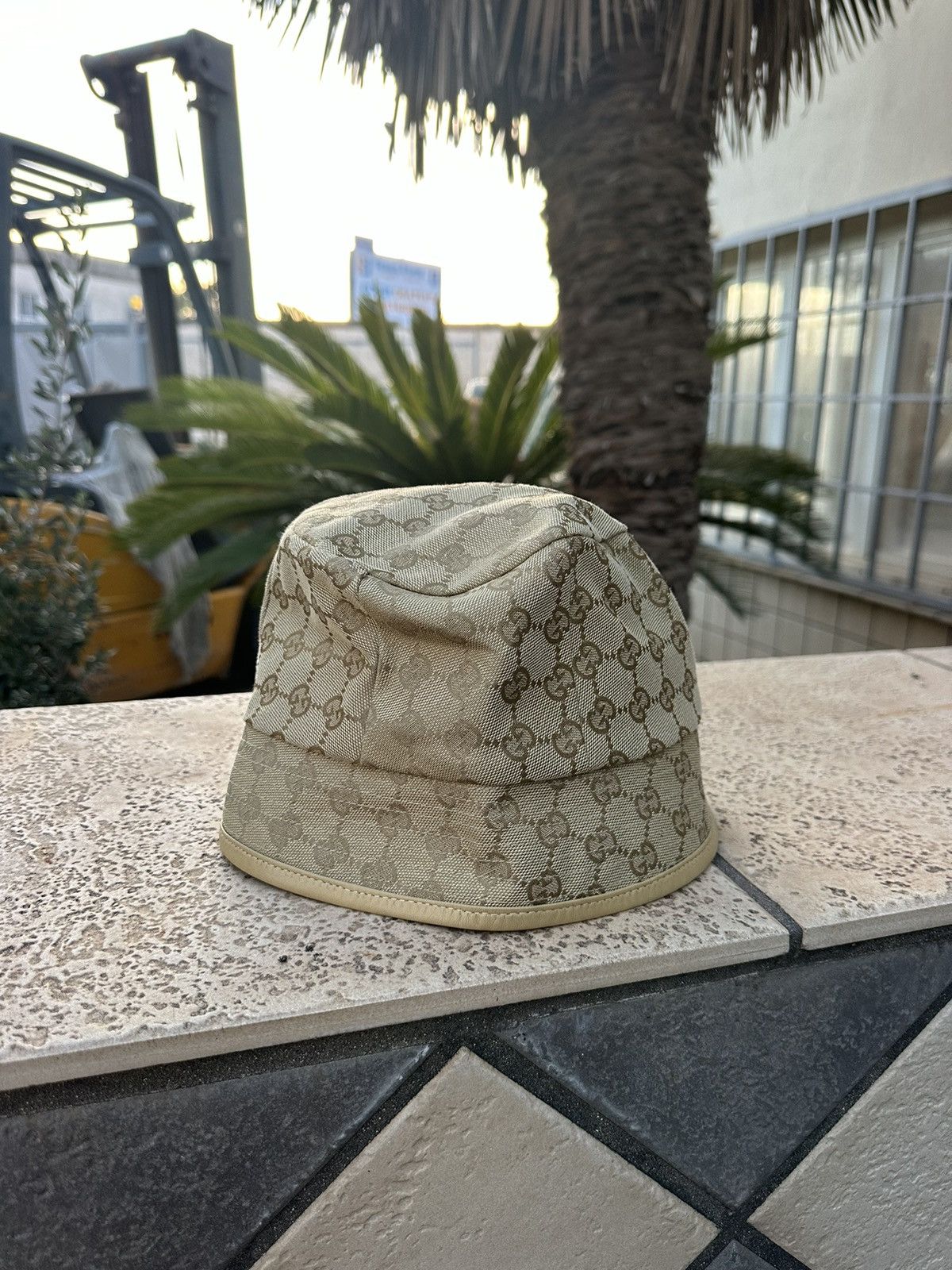 Gucci Gucci Hat Panama Monogram M size Size ONE SIZE - 1 Thumbnail