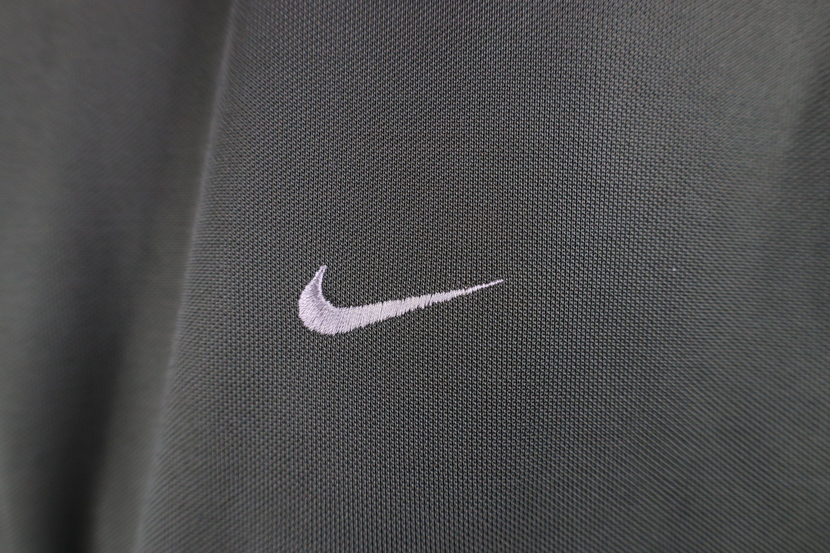 Nike Vintage Y2K Nike Scott Mini Swoosh Knit V-Neck T-Shirt Green Size US M / EU 48-50 / 2 - 4 Thumbnail