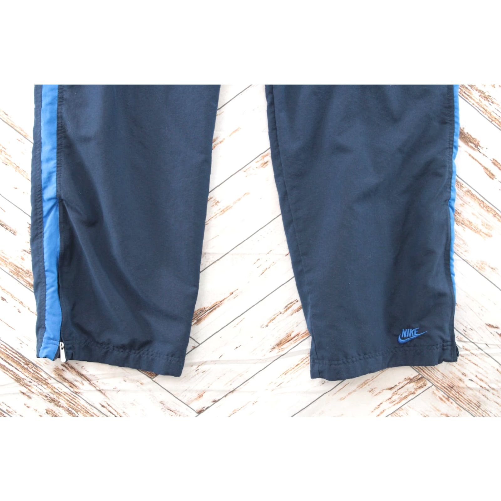 Nike Nike Fleece Lined Warm Up Pants Men's XL Blue Running Training Athleisure Size US 36 / EU 52 - 4 Thumbnail