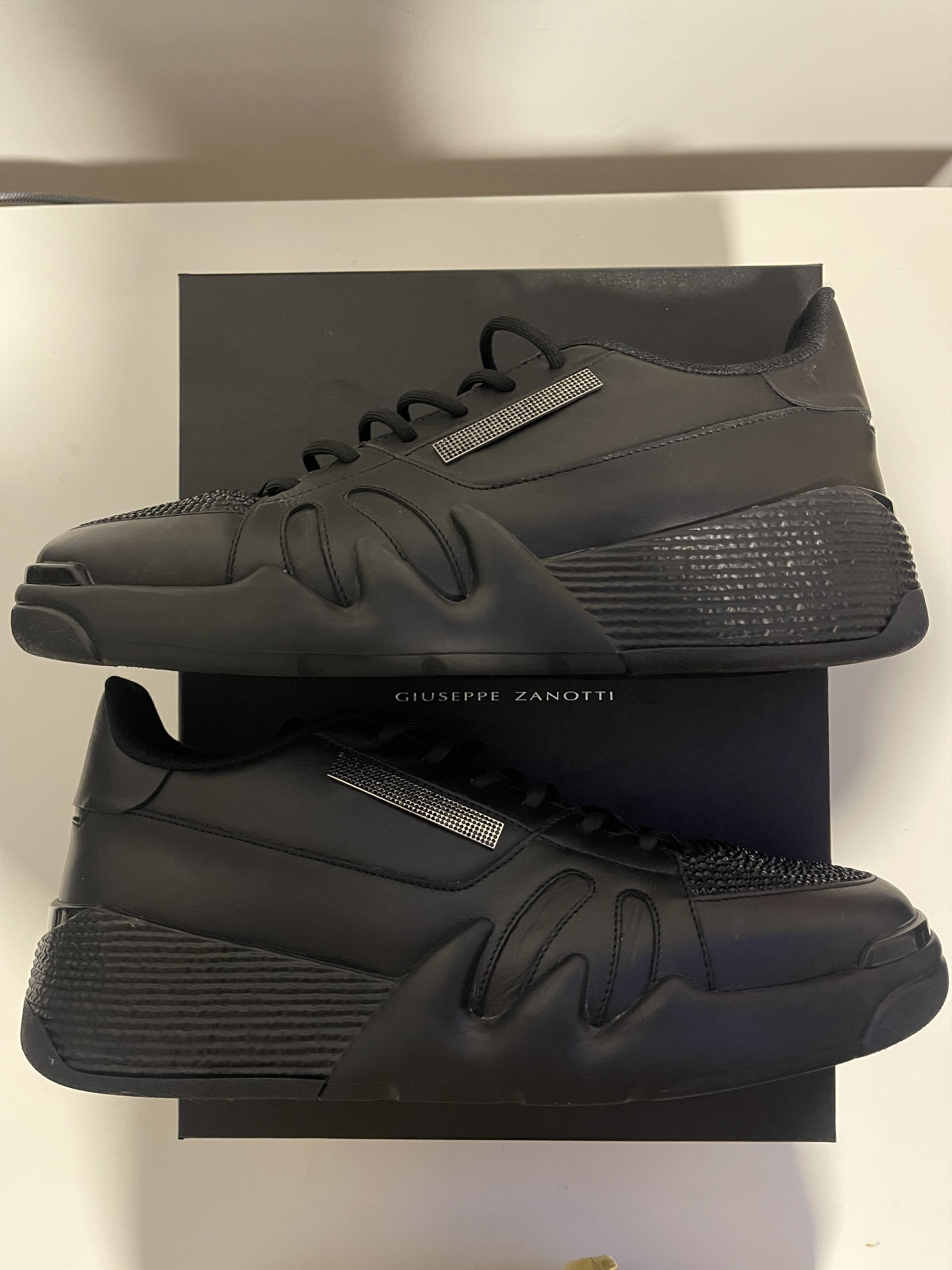 Giuseppe Zanotti Giuseppe Zanotti Talon Rhinestone Sneakers Size US 12 / EU 45 - 6 Thumbnail
