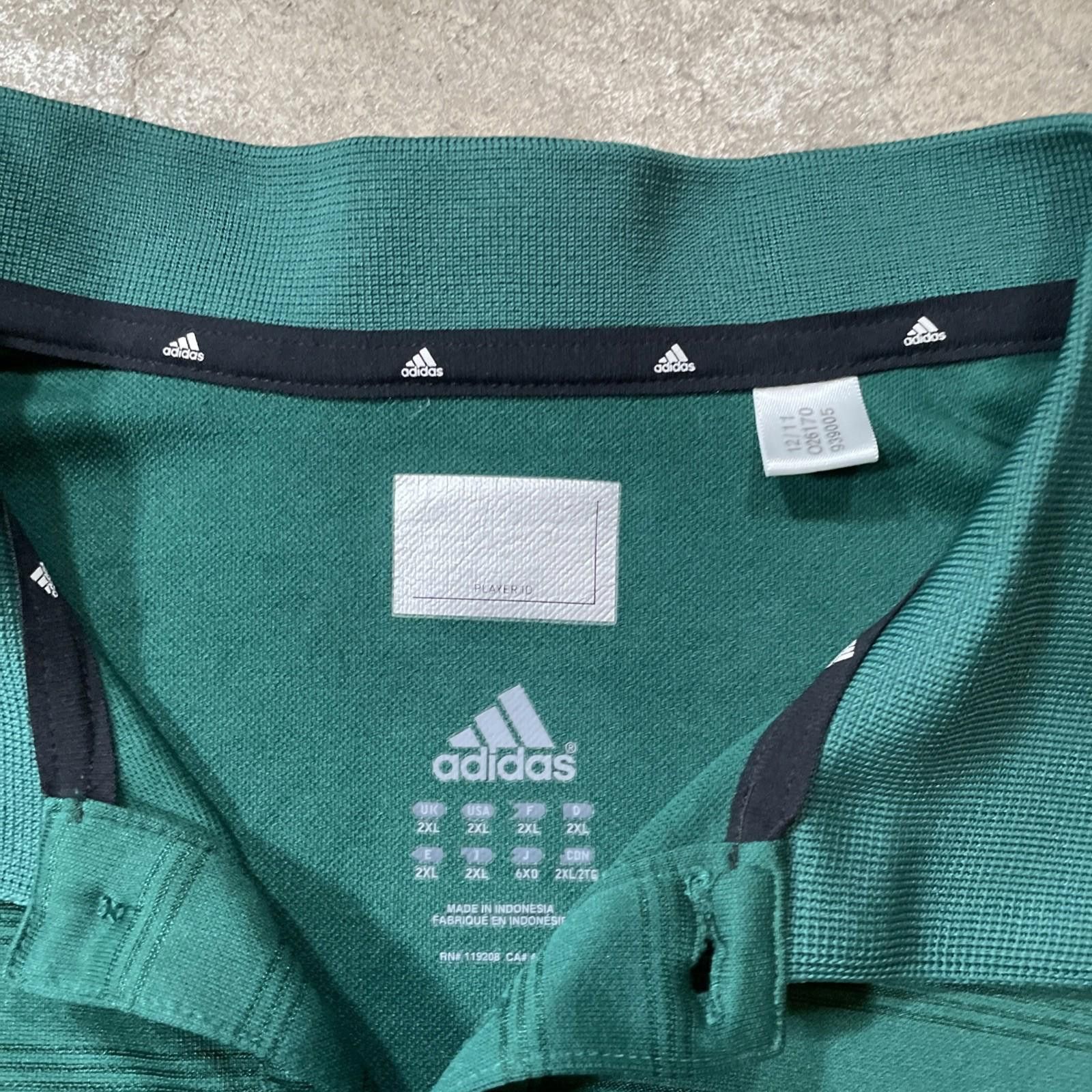 Adidas Baylor Bears Basketball Polo Shirt Mens 2XL Green Adidas Size ONE SIZE - 9 Thumbnail