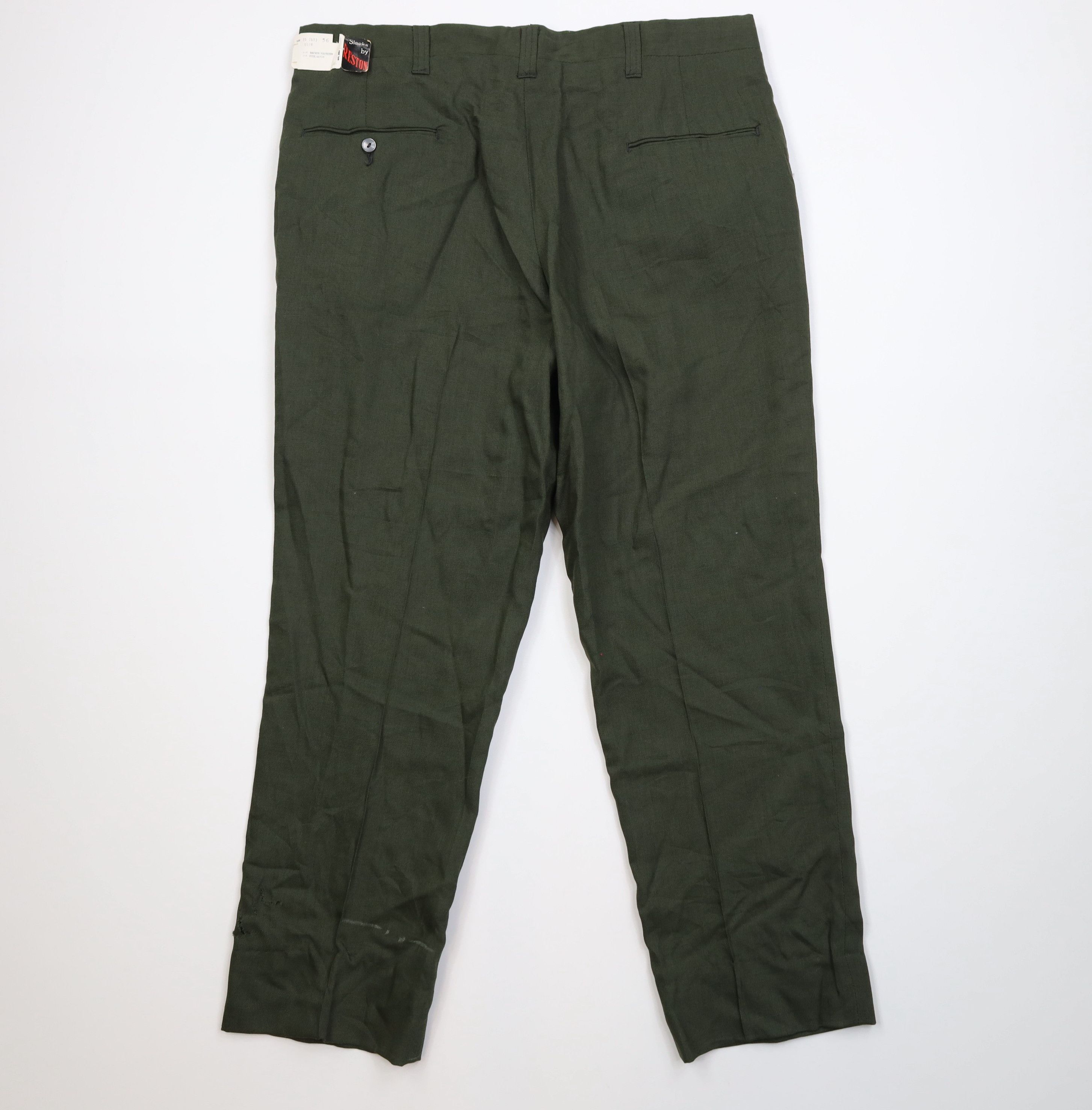 Vintage Deadstock Vintage 50s Streetwear Gabardine Chino Pants USA Size US 36 / EU 52 - 9 Thumbnail