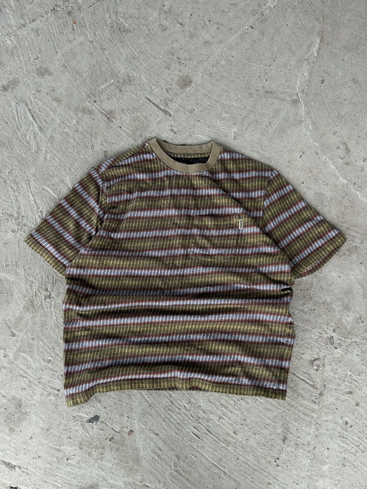 Stussy Stussy ombré stipe crew t-shirt ( Knit type ) Size US L / EU 52-54 / 3 - 2 Thumbnail