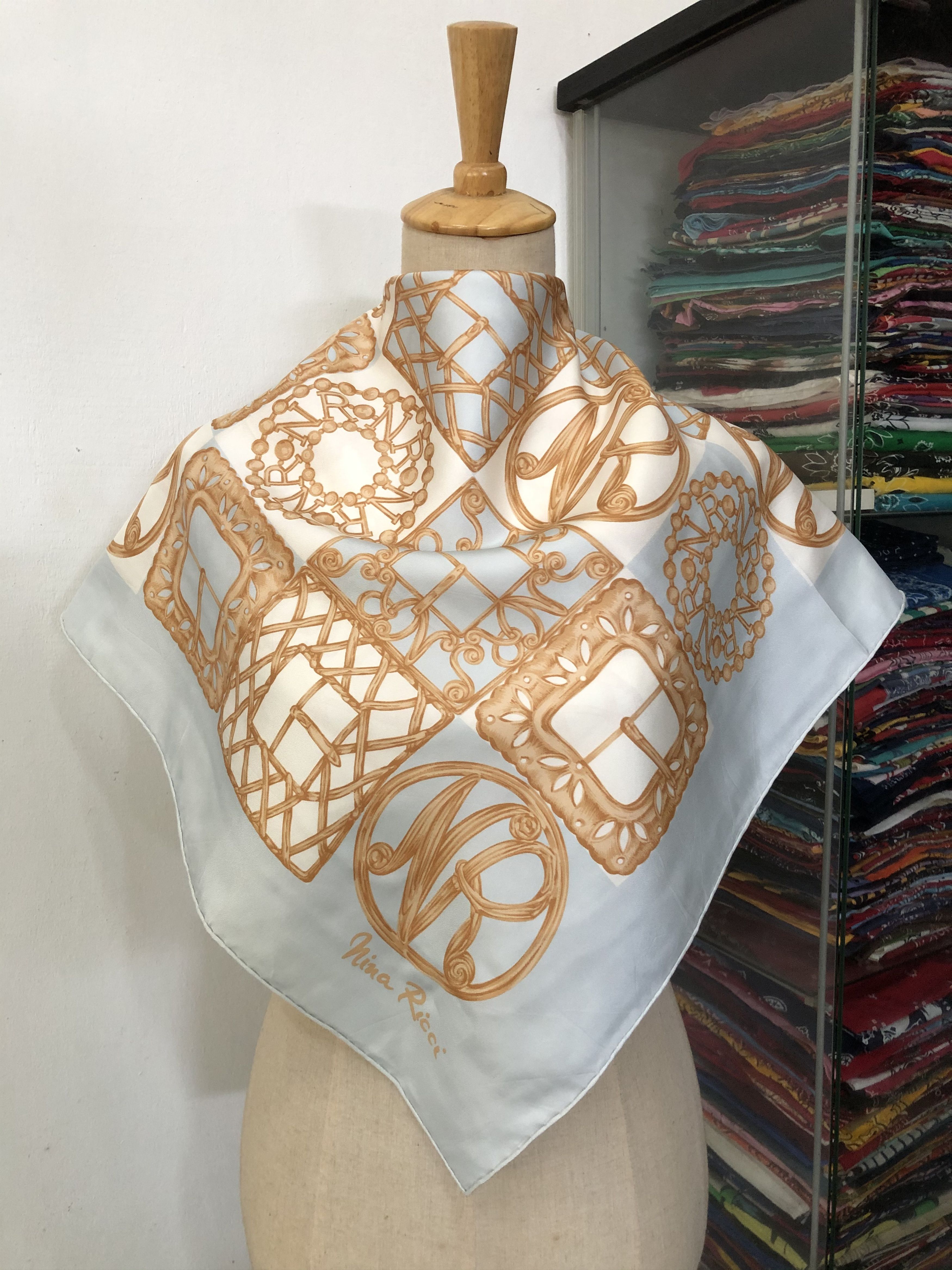 Vintage Nina Ricci Silk Scarf