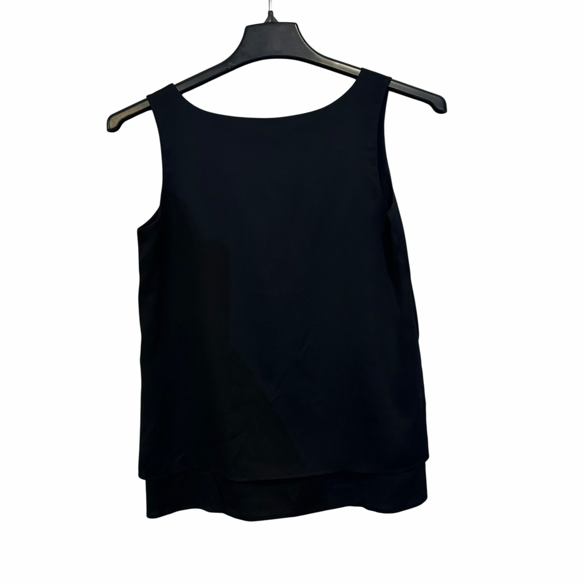 Ann Taylor ✨Ann Taylor Sz XXS Women's Top Black Sleeveless V-Neck Blous Size XXS / US 00 / IT 34 - 2 Thumbnail