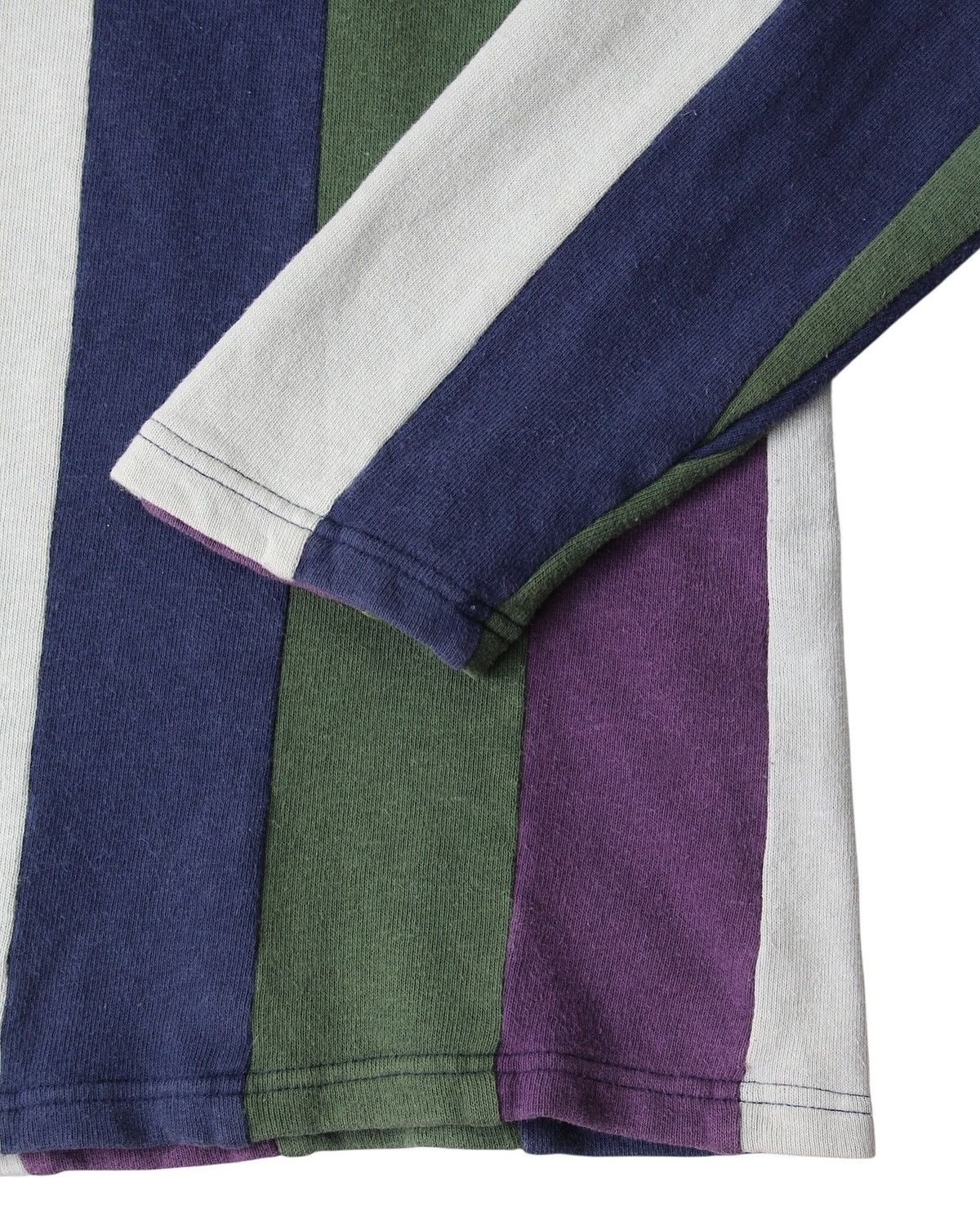Beams Plus 2000S BEAMS MULTICOLOR STRIPED PATCHWORK LONG SLEEVE Size US L / EU 52-54 / 3 - 4 Thumbnail