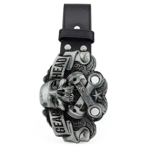 VIBE Skull Buckle Belt Size ONE SIZE - 2 Thumbnail