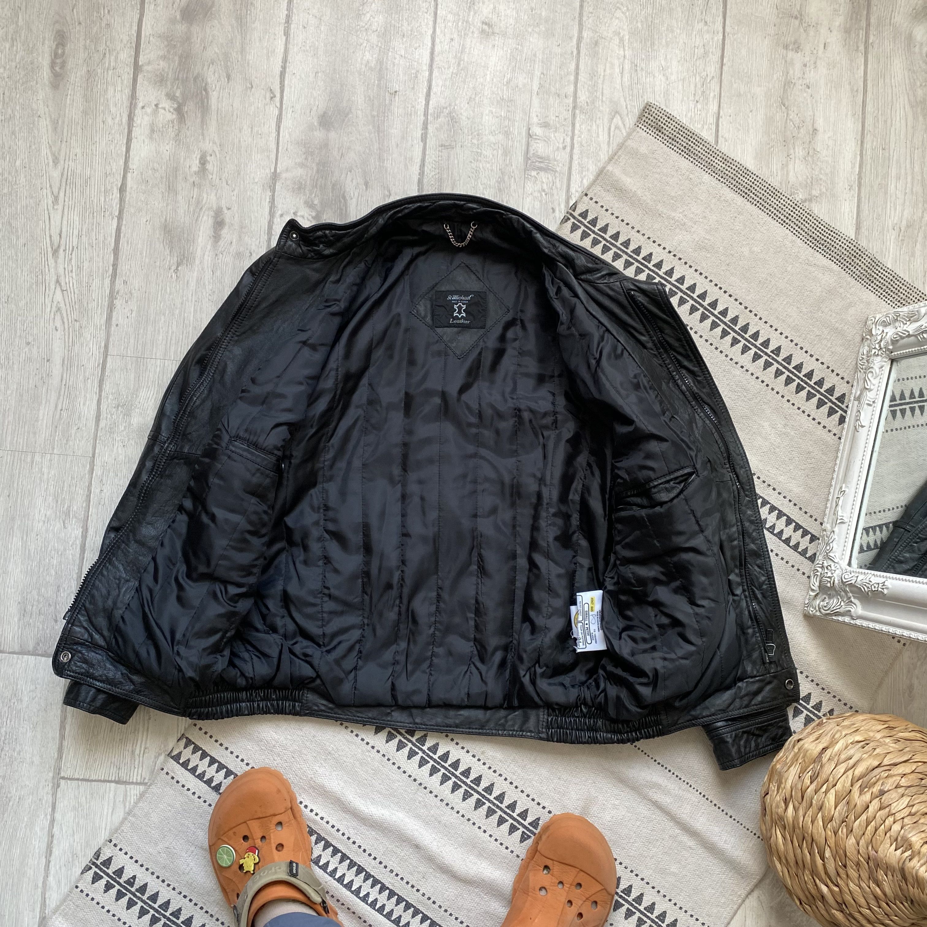 Genuine Leather Vintage 90s Real leather fight bomber jacket Avirex style Size US S / EU 44-46 / 1 - 10 Thumbnail