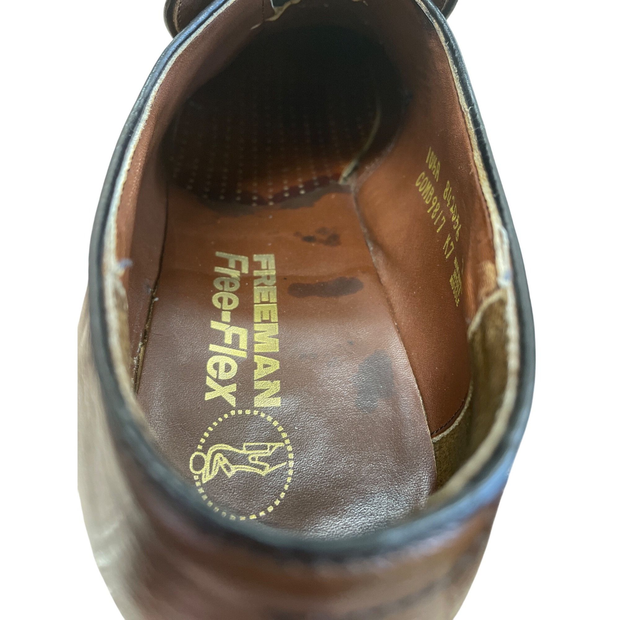 Freeman Freeman Free Flex Mens Brown Leather Slip-On Loafers Shoes S Size US 10.5 / EU 43-44 - 11 Thumbnail