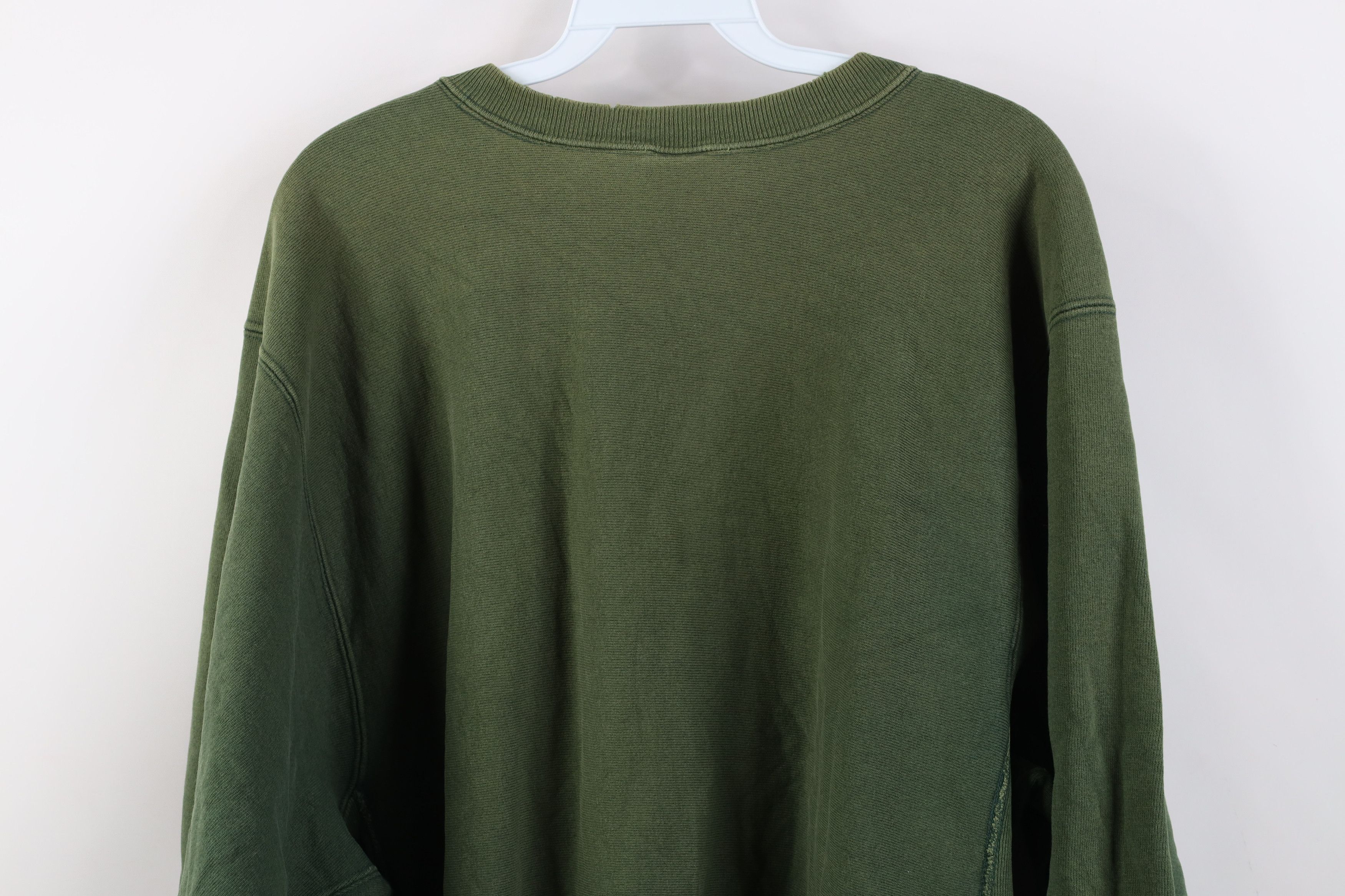 Champion Vintage 80s 90s Champion Reverse Weave Sweatshirt Green USA Size US XXL / EU 58 / 5 - 15 Thumbnail