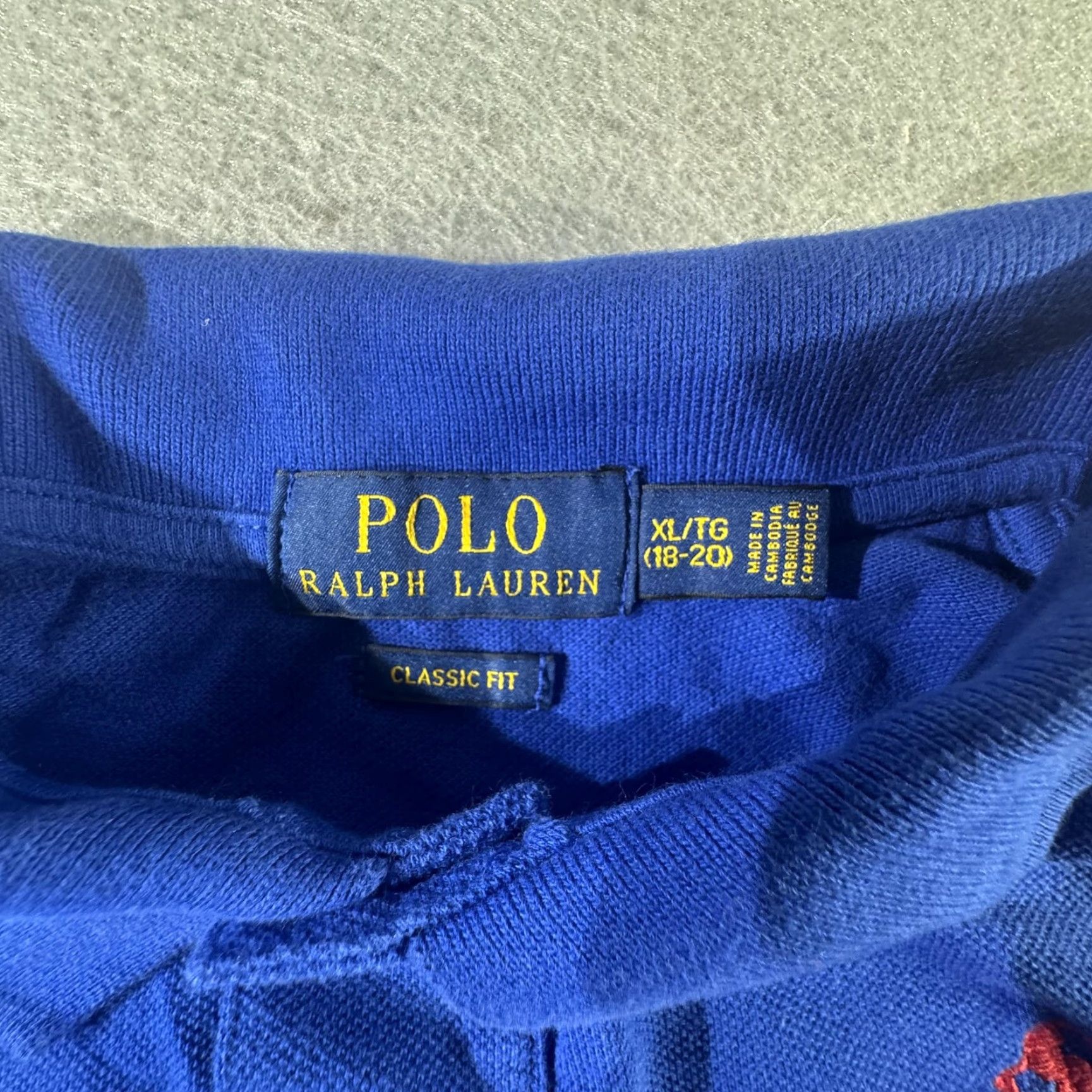 Polo Ralph Lauren Polo Ralph Lauren Shirt Mens XL Blue Classic Fit Big Pony Rugby Number 3 Size US XL / EU 56 / 4 - 6 Thumbnail