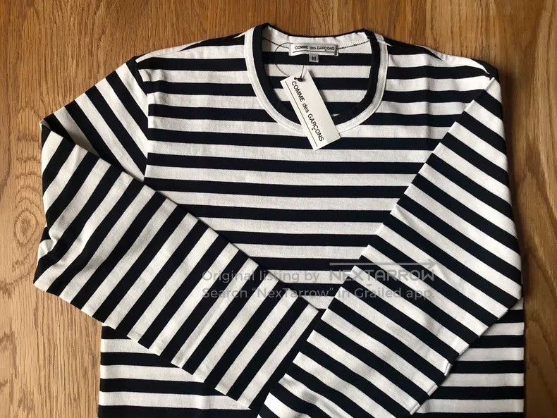 Comme des Garcons Comme Des Garcons Classic striped long-sleeve T-shirt Size M / US 6-8 / IT 42-44 - 4 Thumbnail