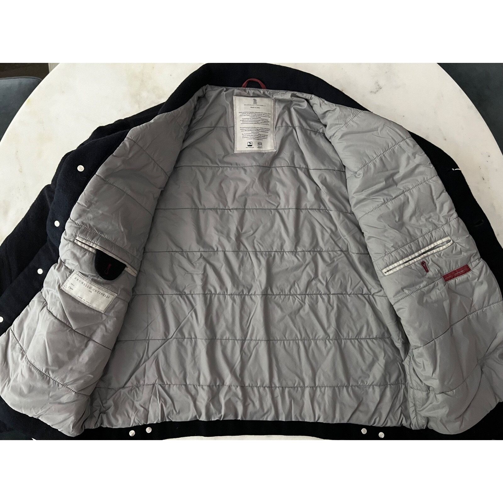 Brunello Cucinelli $7000 Brunello Cucinelli Blue Cashmere Trucker Jacket Medium Size US M / EU 48-50 / 2 - 4 Thumbnail