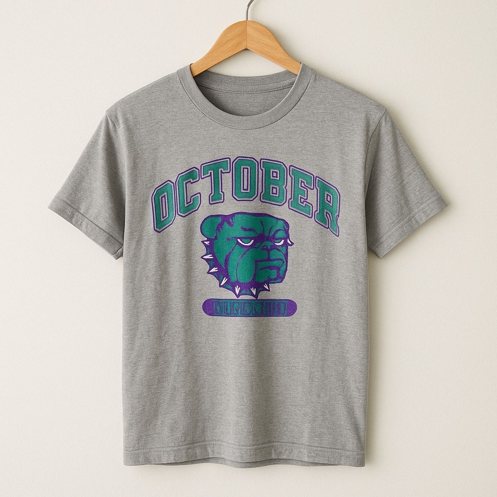 October's Very Own OVO October’s Very Own Bulldog Varsity Tee | Heather Grey M Size US M / EU 48-50 / 2 - 1 Thumbnail