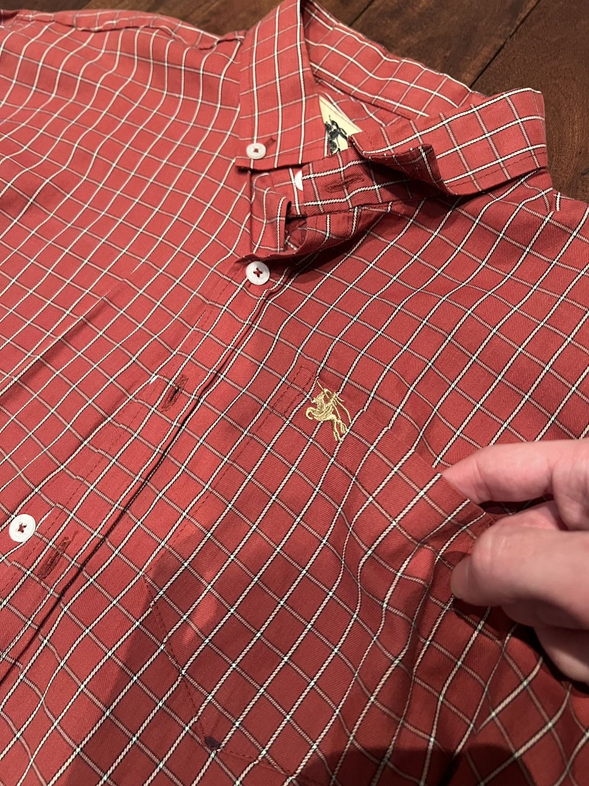 Burberry Vintage Burberry Flannel Size US XL / EU 56 / 4 - 2 Thumbnail
