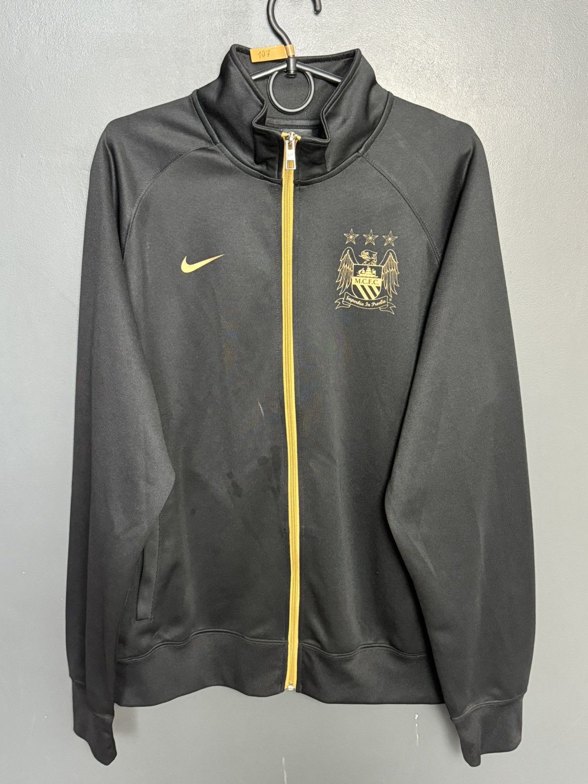 Nike Manchester City Training Football Jacket Sweatshirt Size US XL / EU 56 / 4 - 1 Thumbnail