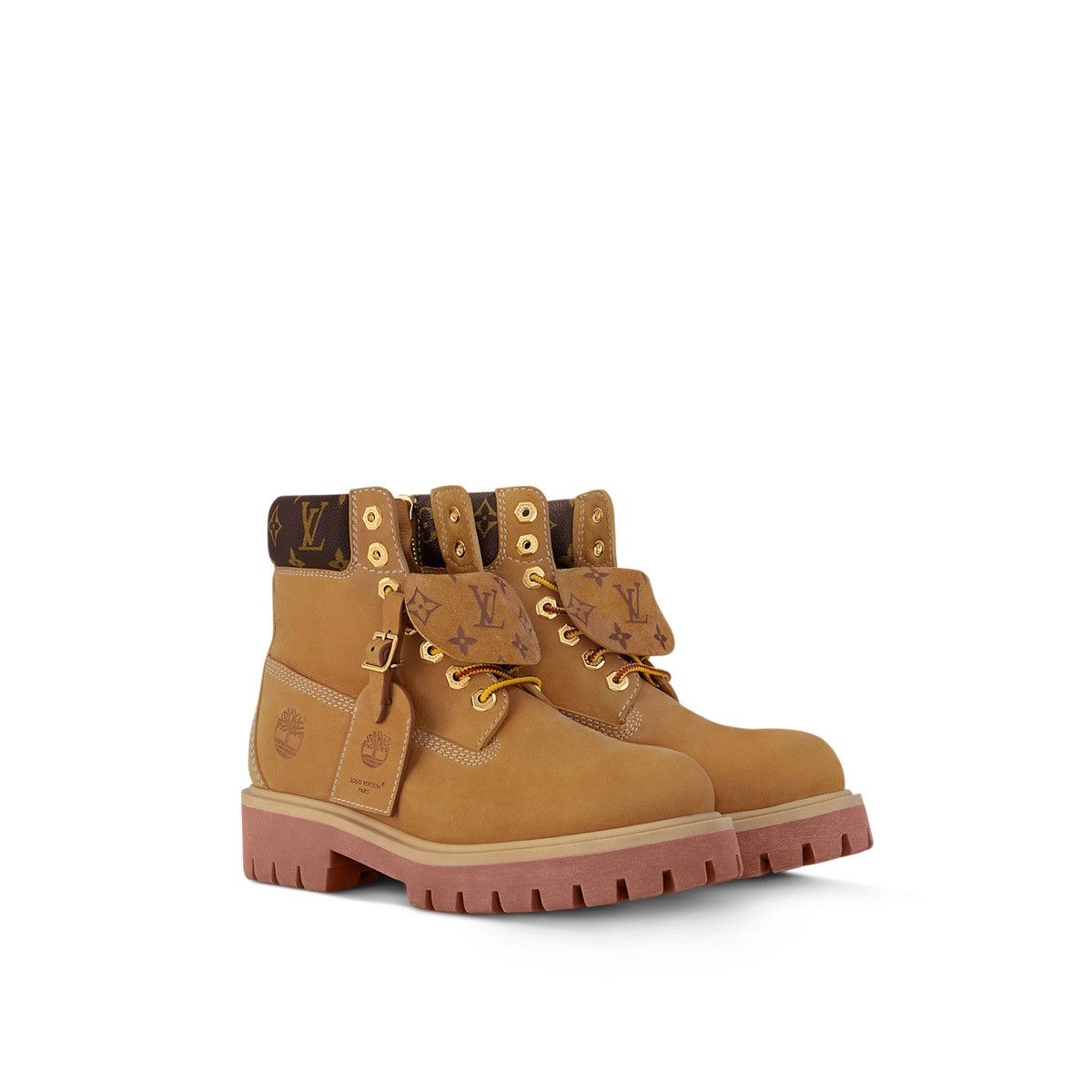 Louis Vuitton × Timberland 🔥RARE🔥 LIMITED🔥 LV x Timberland Ankle Boot Size US 8.5 / EU 41-42 - 2 Thumbnail