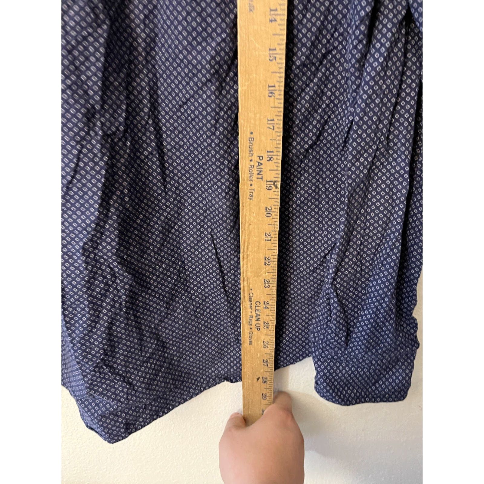Denime Denim & Flower Ricky Singh Slim Fit Shirt Men’s M Blue Polka Dot Cotton Long Sleeve Button-Up Casual Size US M / EU 48-50 / 2 - 4 Thumbnail