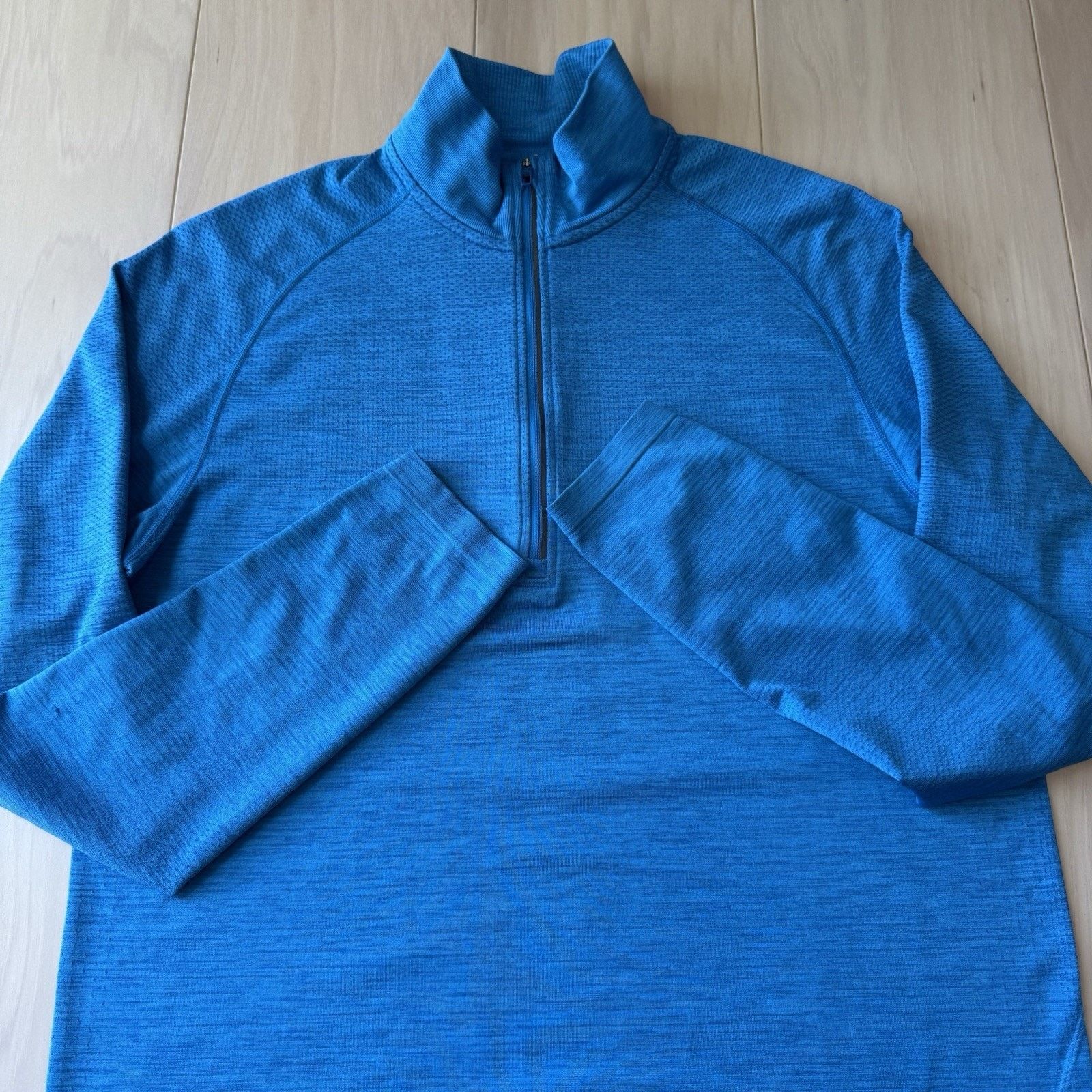 Lululemon Lululemon Metal Vent Tech 1/2 Zip Pullover M Blue Utility Size US M / EU 48-50 / 2 - 4 Thumbnail