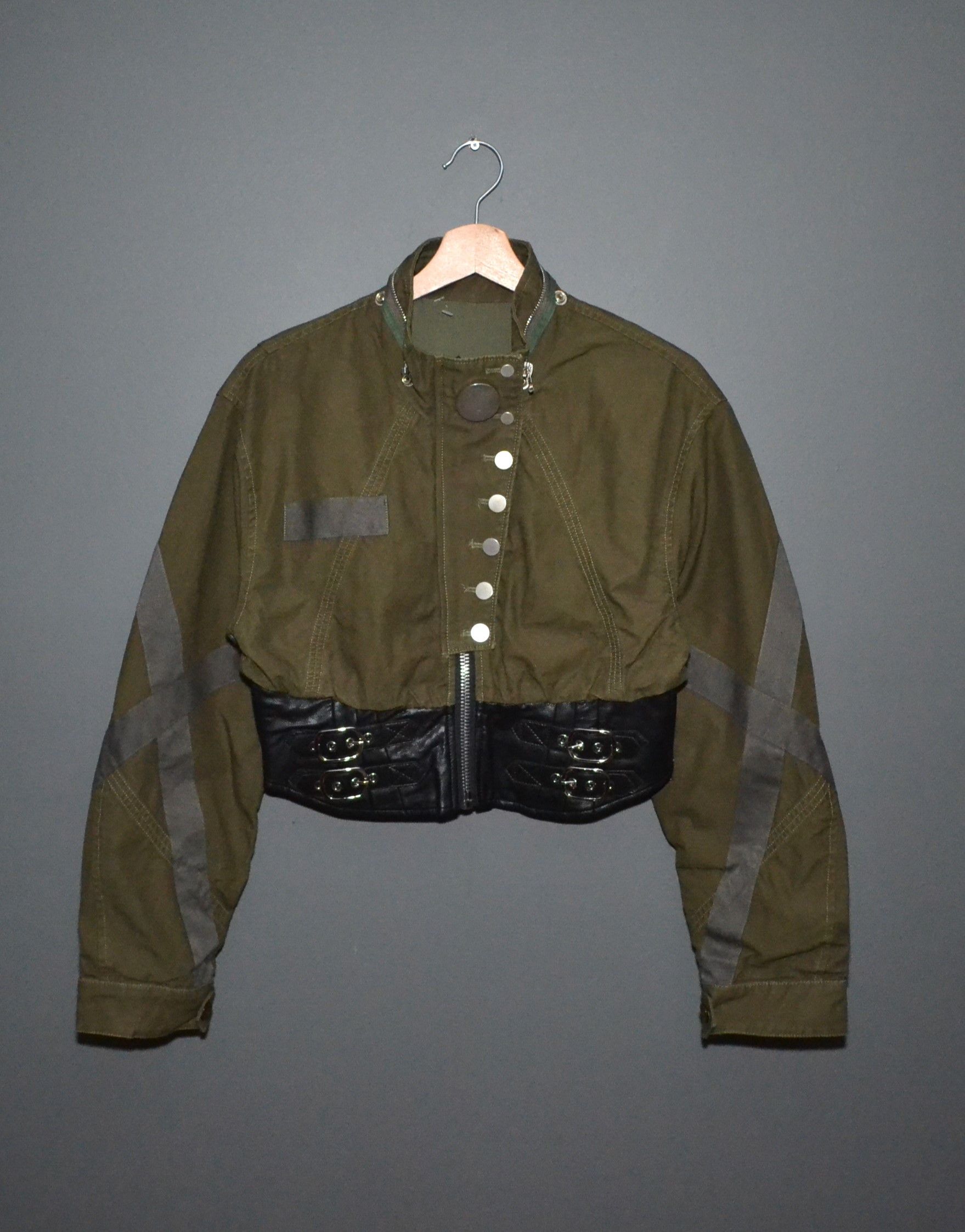 Alexander Wang Alexander Wang Short Military Jacket Biker Hem Cropped S Size S / US 4 / IT 40 - 3 Thumbnail
