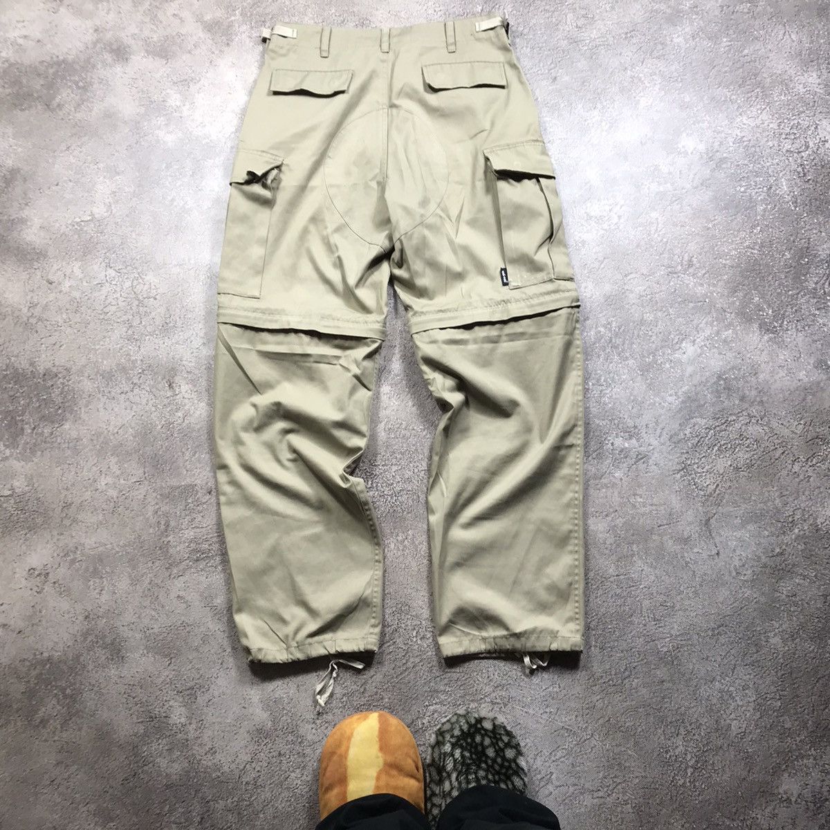 Vintage Y2K Baggy Distressed Cargo Pants Tactical Streetwear Logo 32 Size US 32 / EU 48 - 6 Thumbnail