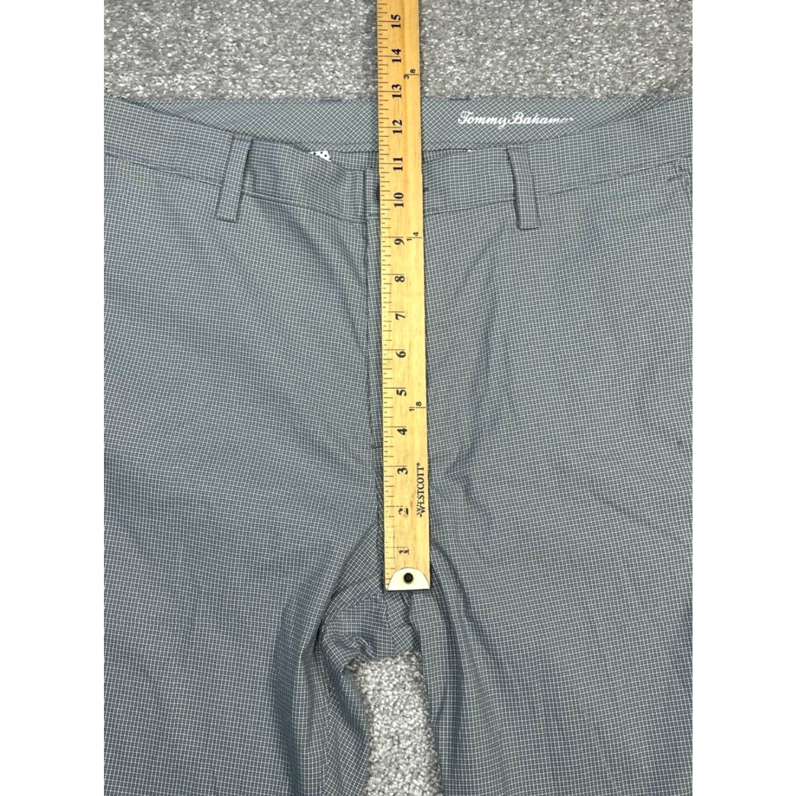 Tommy Bahama Tommy Bahama Performance Chino Pants Mens 36x32 Gray Check Straight Leg Size US 36 / EU 52 - 4 Thumbnail
